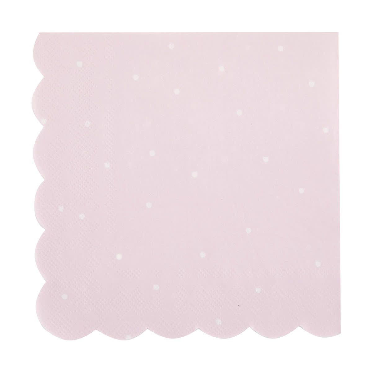 20 Piece Pink Dot Napkin