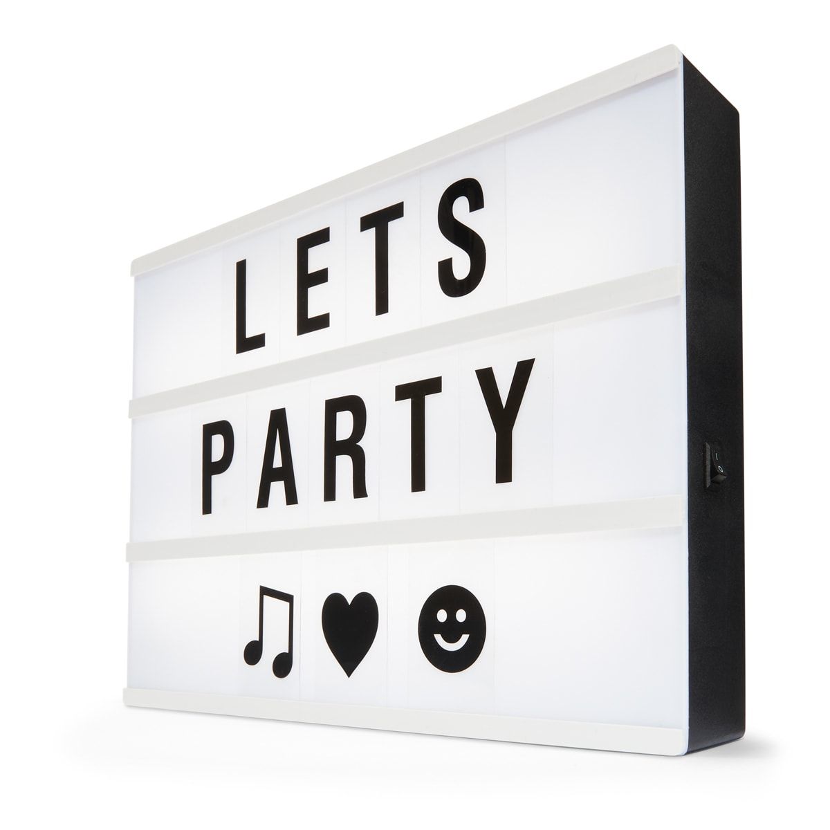 Light Box with Letters