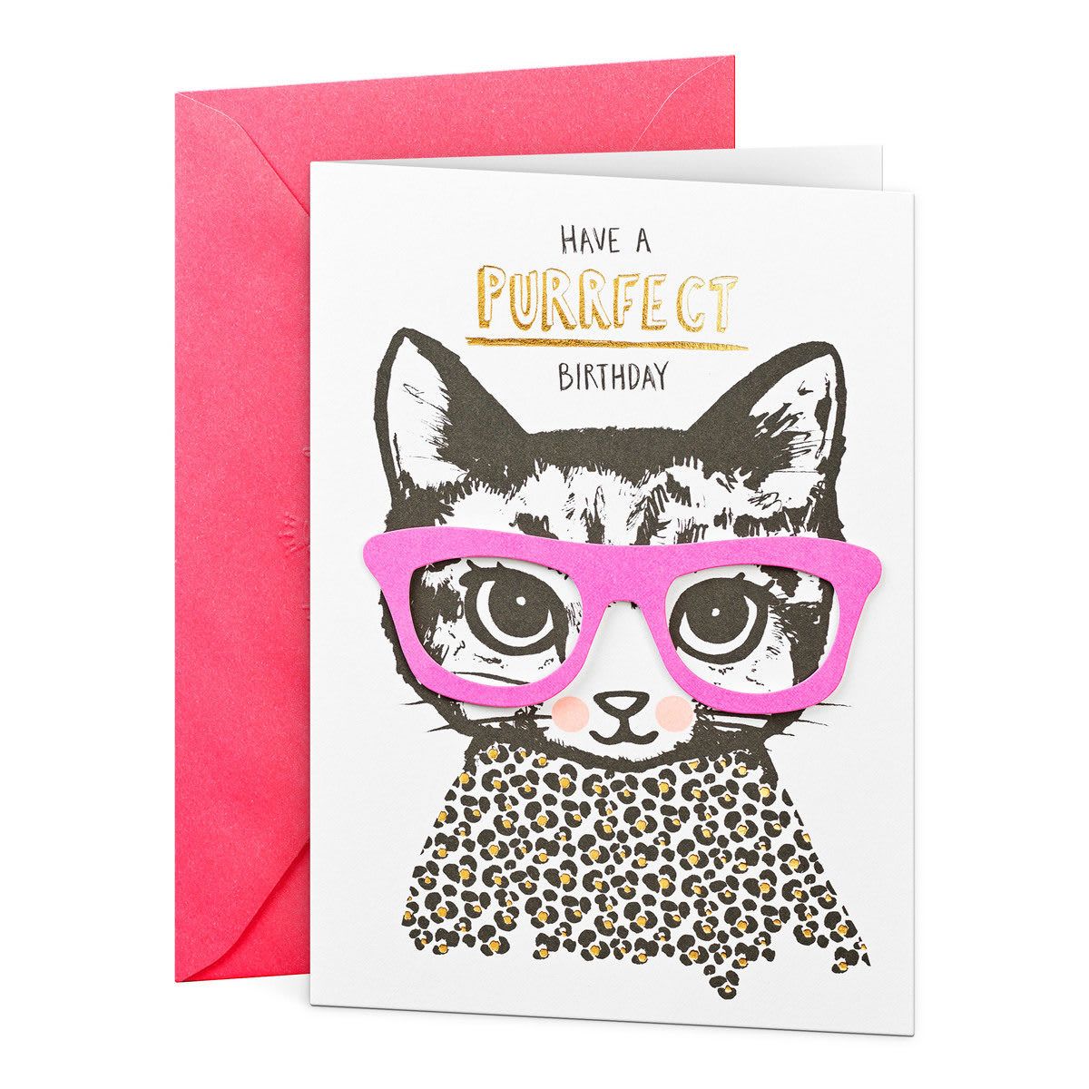 Hallmark Purrfect Birthday Card