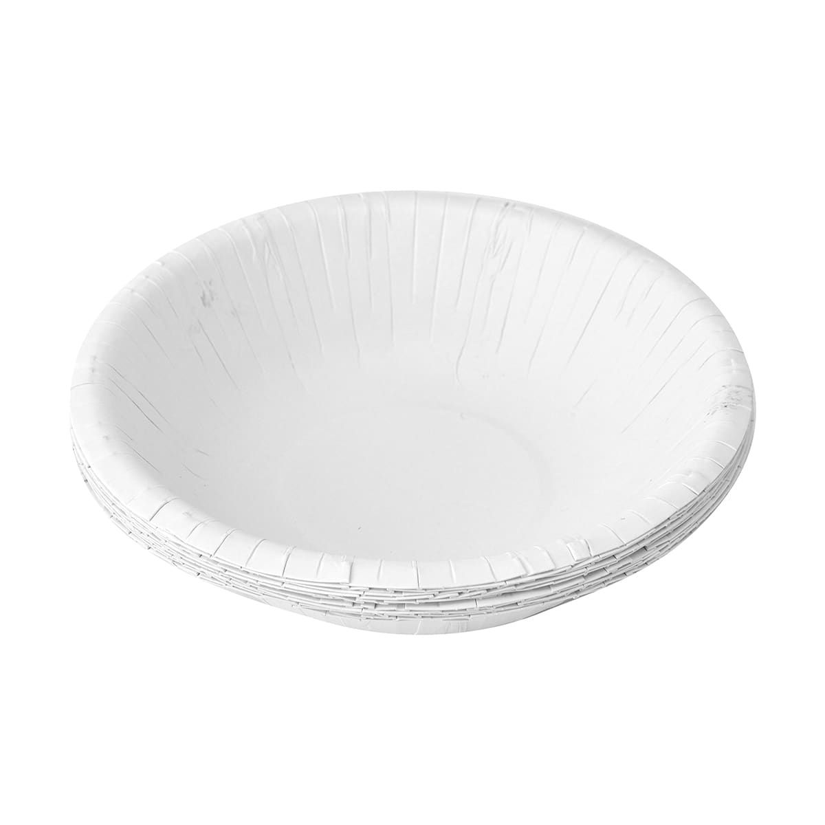 12 Piece White Paper Bowls