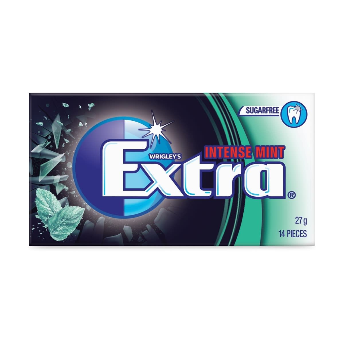 14 Piece Wrigley's Extra Intense Mint 27g