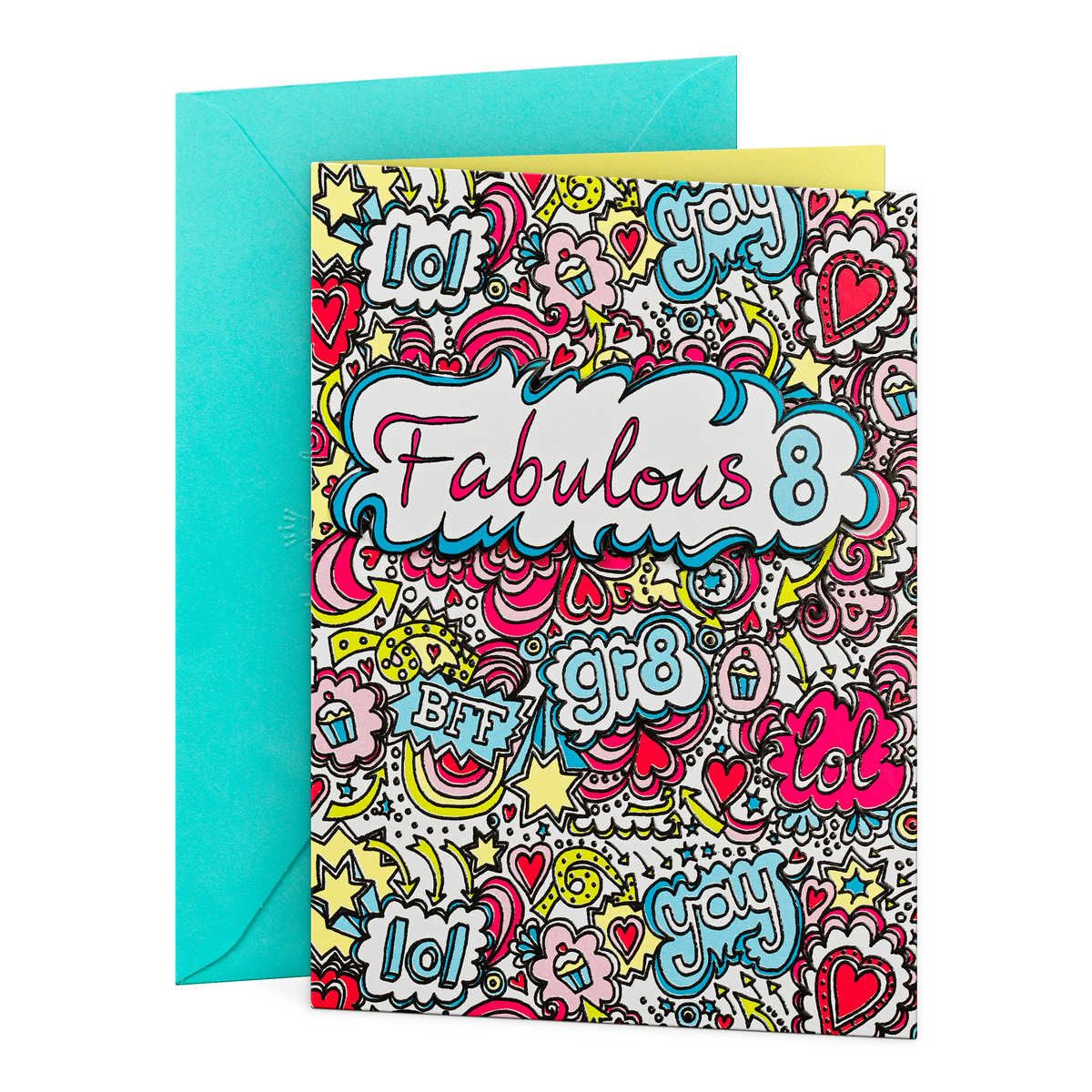 Hallmark Birthday Card for Kids Age 8