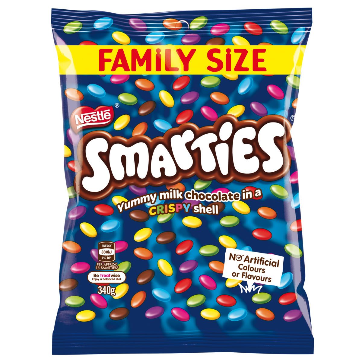 Nestle Smarties Family Size Bag 340g