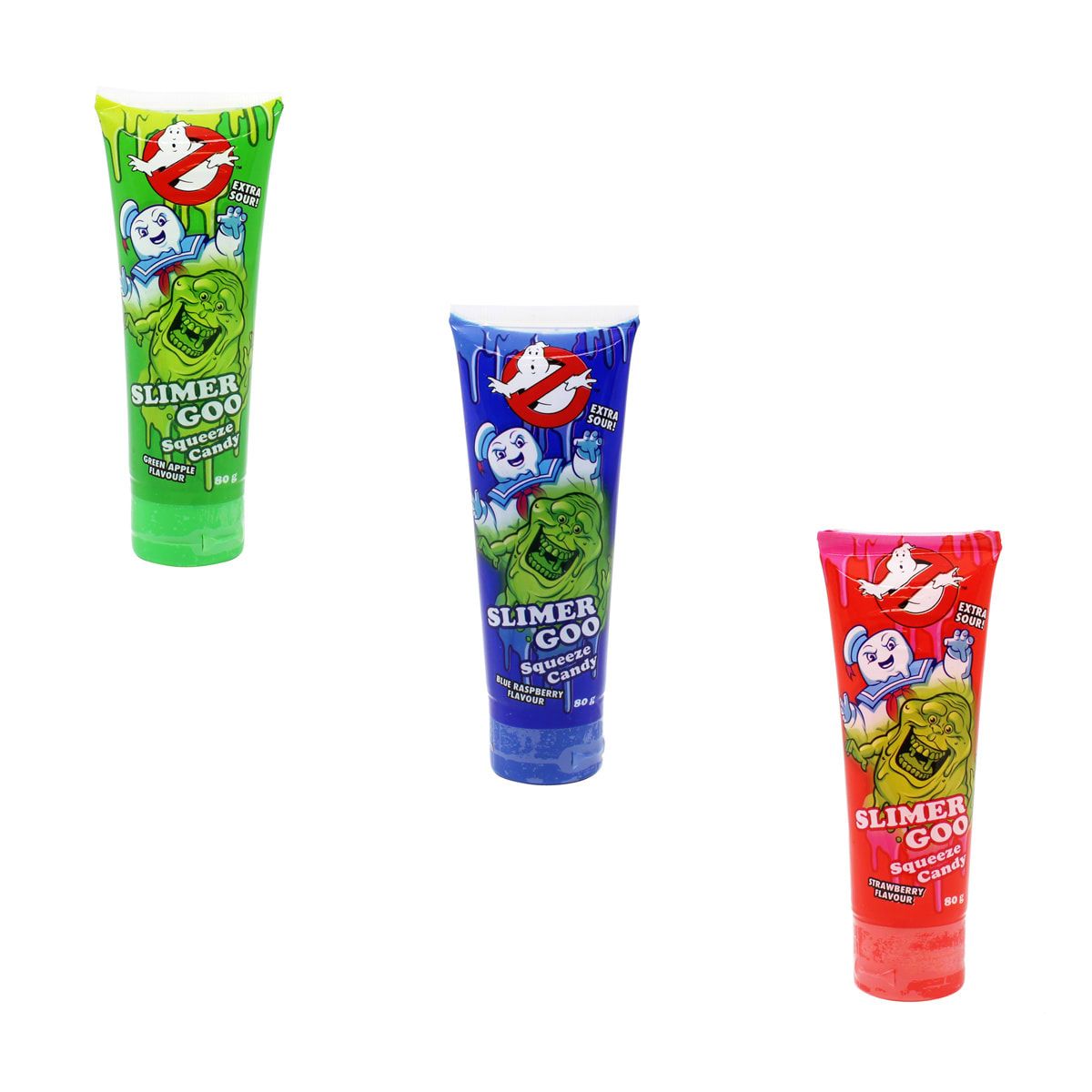 Ghostbusters Slimer Goo Squeeze Candy 80g - Assorted