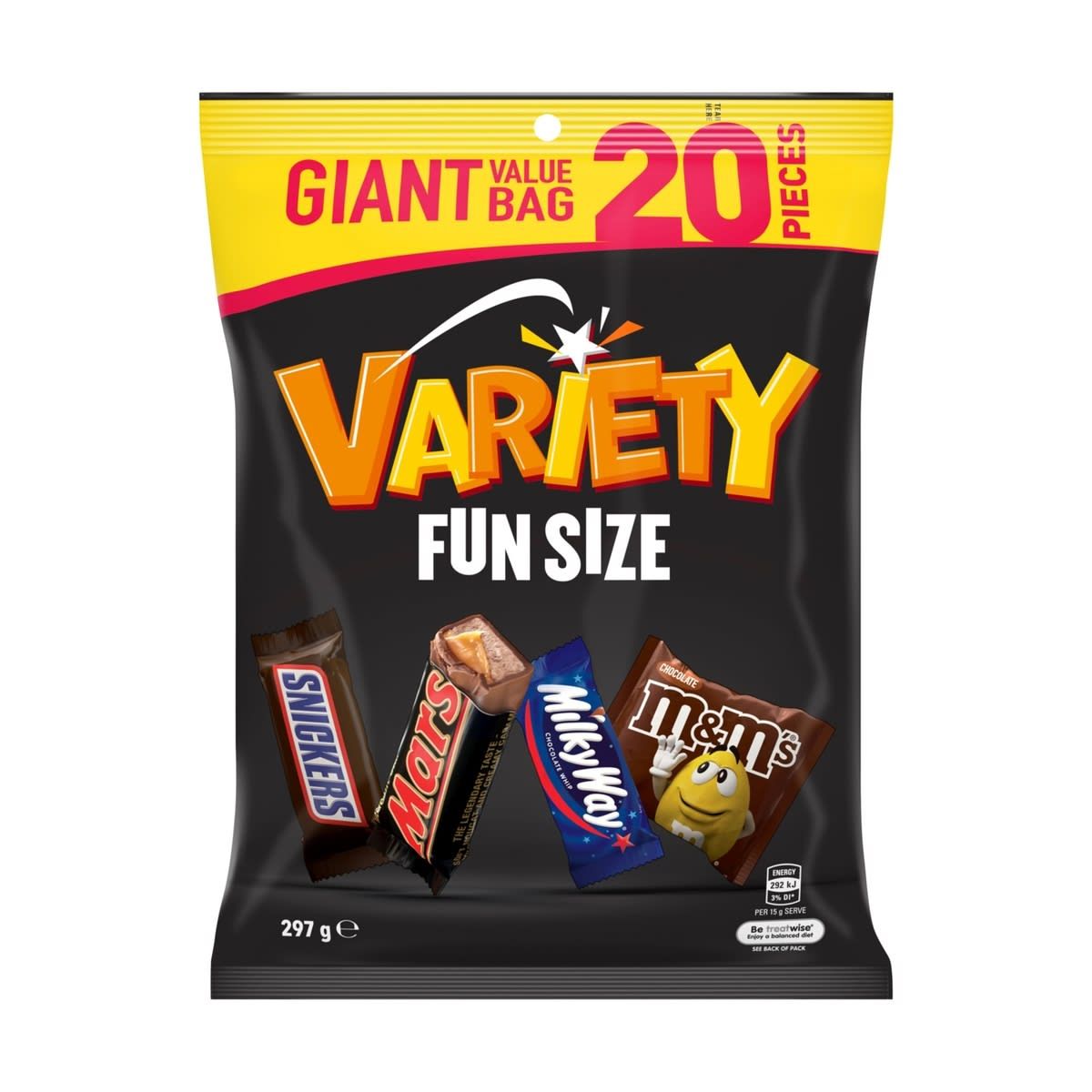 20 Pack Variety Fun Size Pack 297g