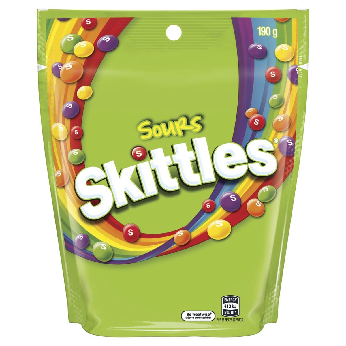 Skittles Sours Bag 190g