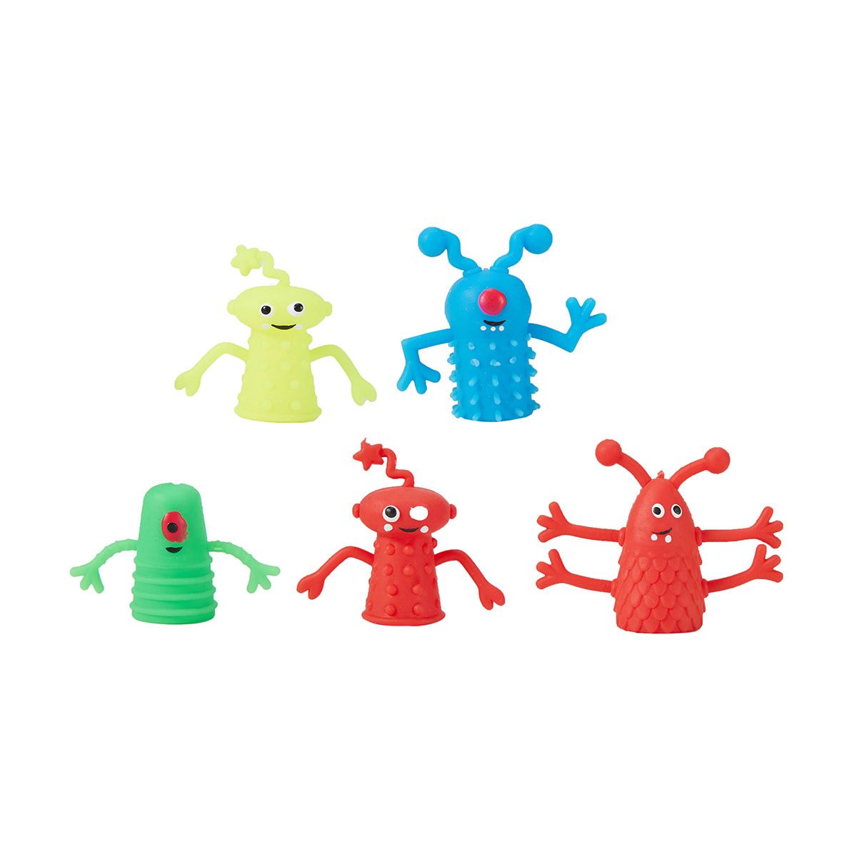 5 Pack Monster Finger Puppets