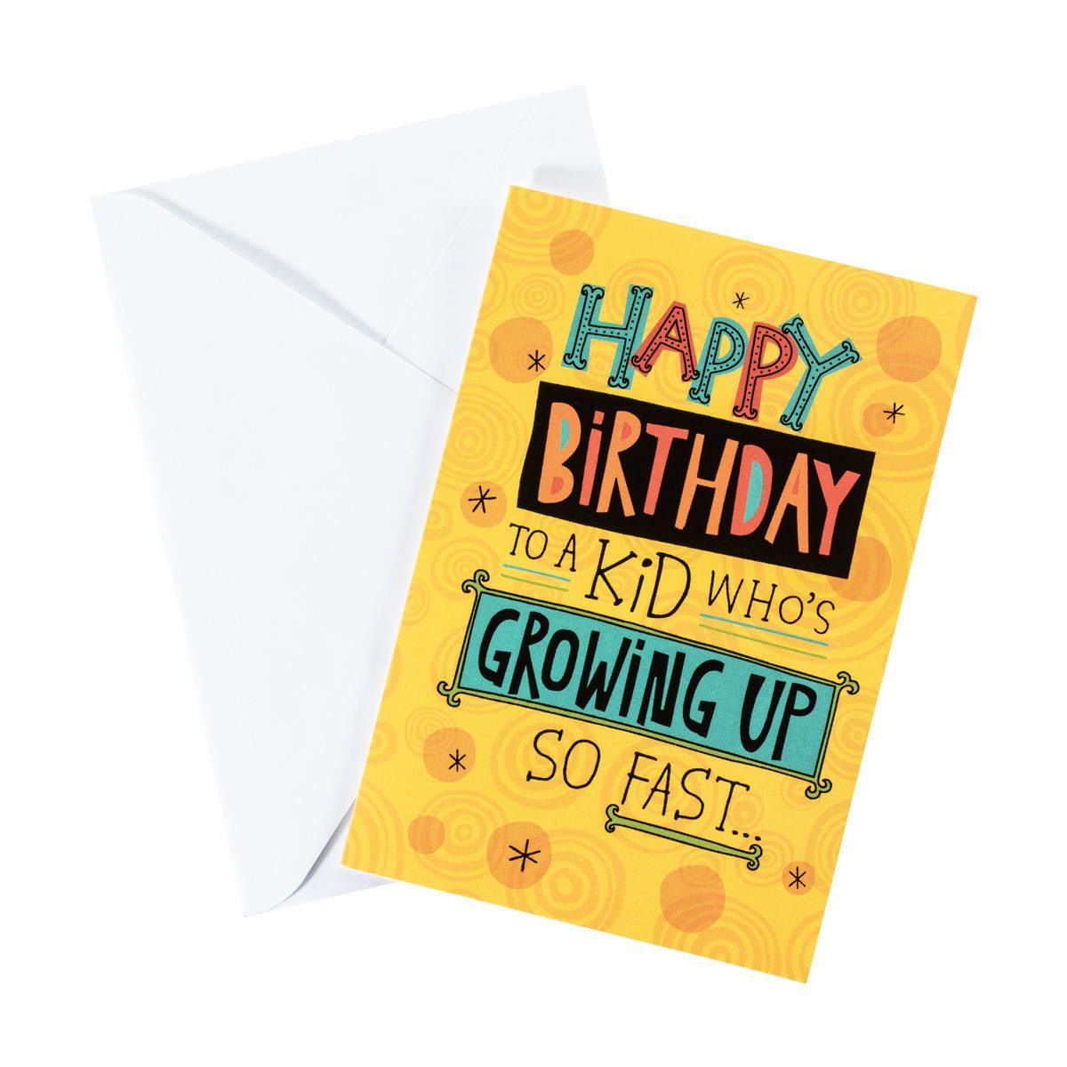 Growing Up Birthday Card