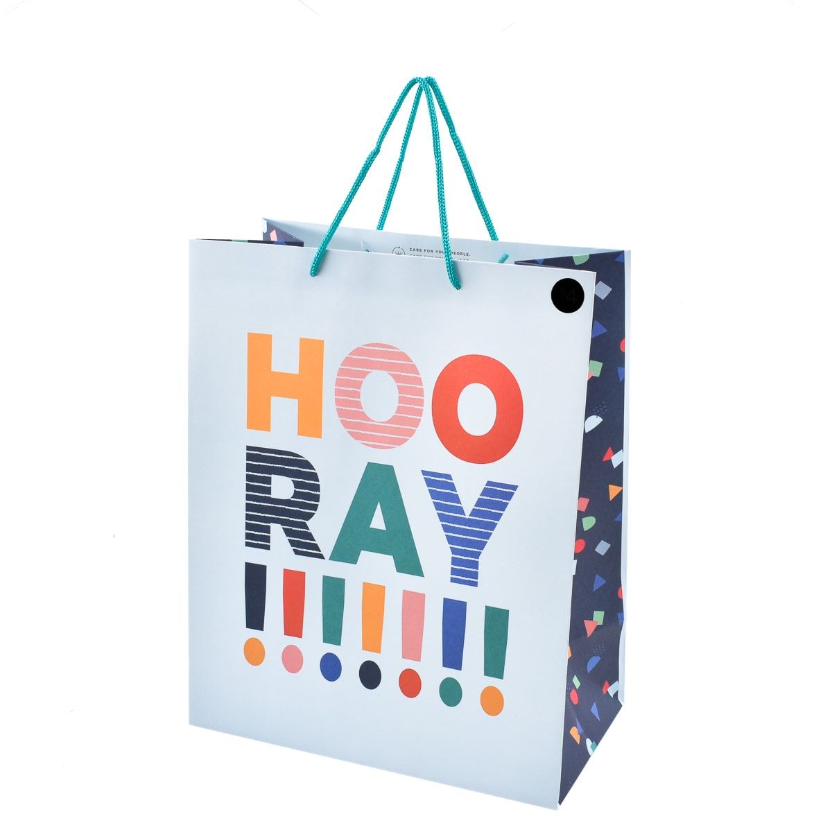 Hallmark Large Colourful Hoo Ray Gift Bag