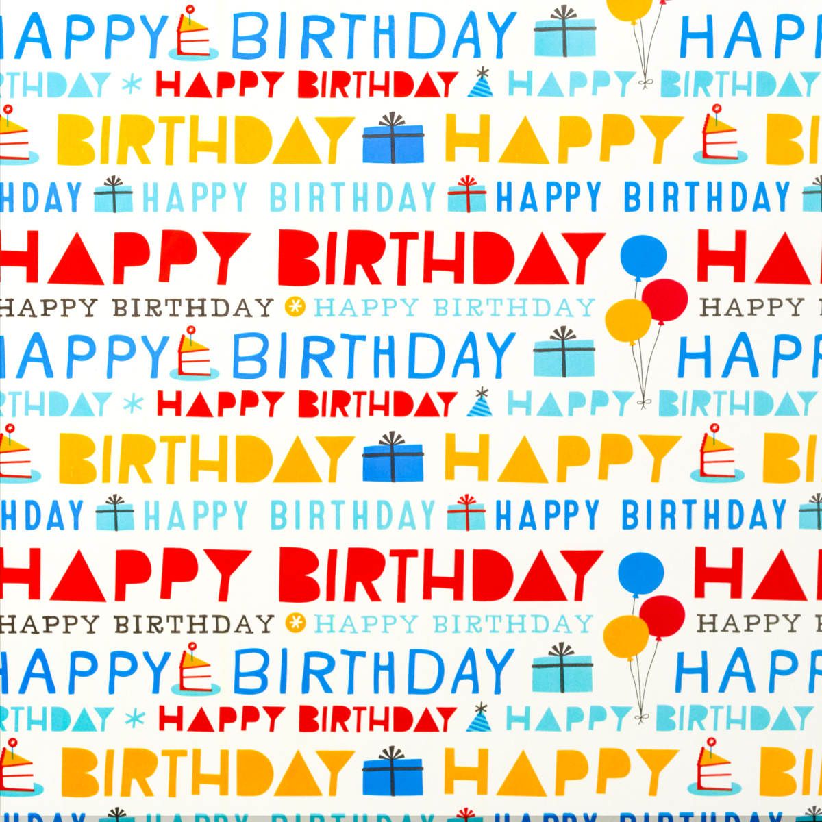Hallmark Gift Wrap Roll - Happy Birthday
