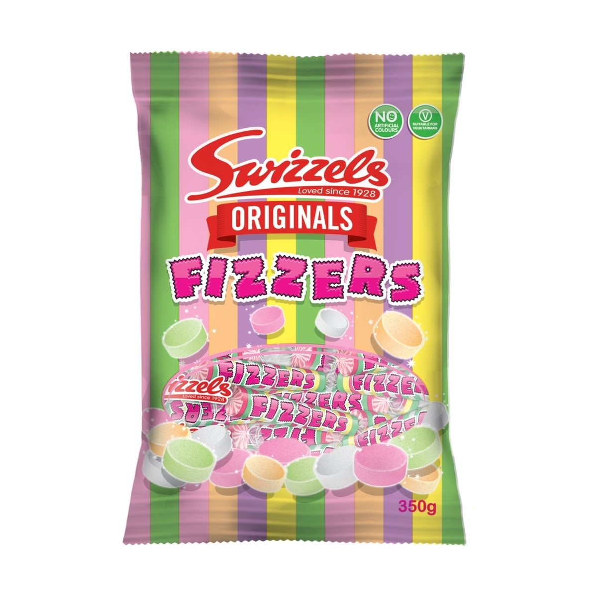 Swizzels Originals Fizzers 350g
