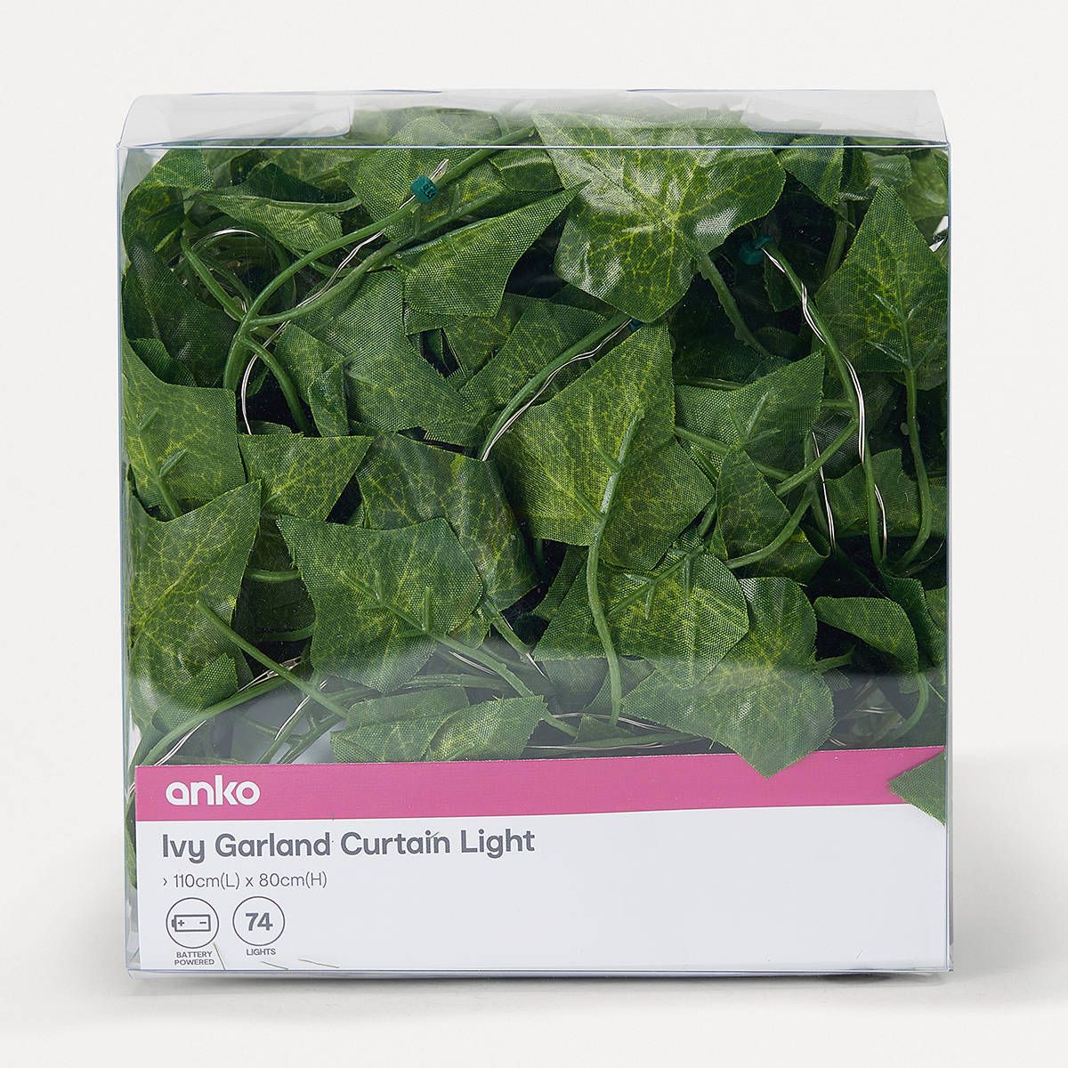 Ivy Garland Curtain Light