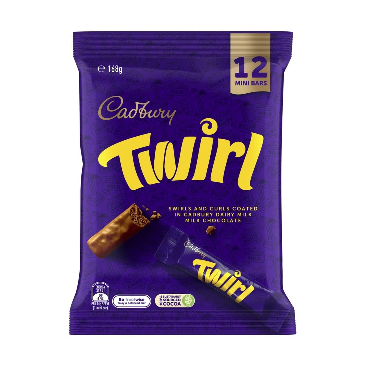 Cadbury Twirl Sharepack 168g