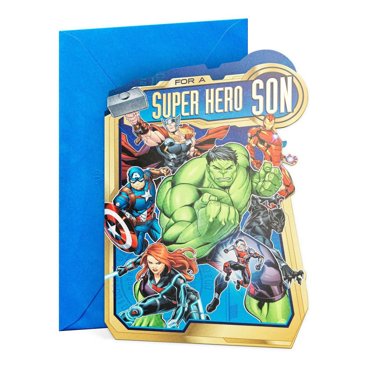 Hallmark Marvel Avengers Birthday Card For Son