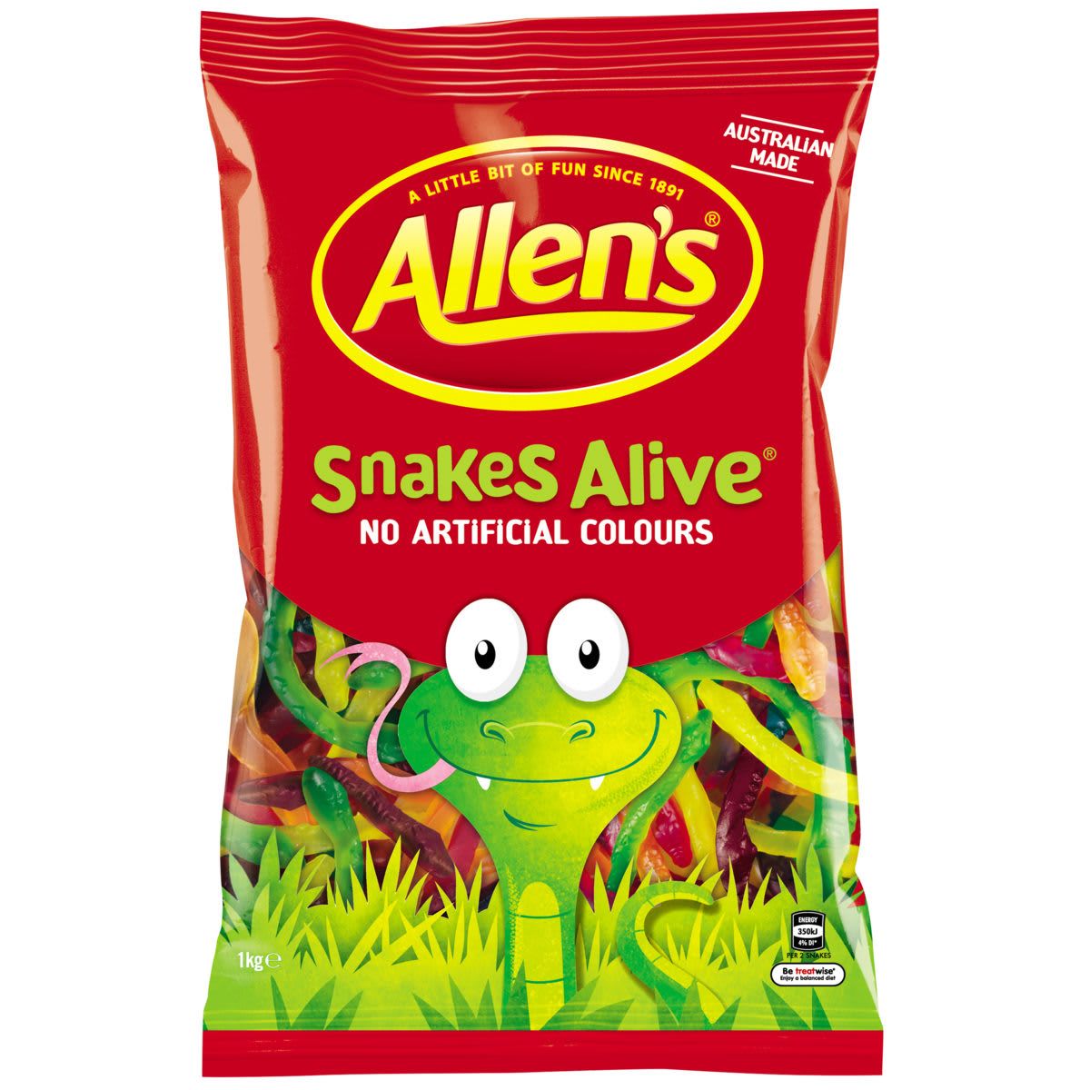 Allen's Snakes Alive Chews 1kg