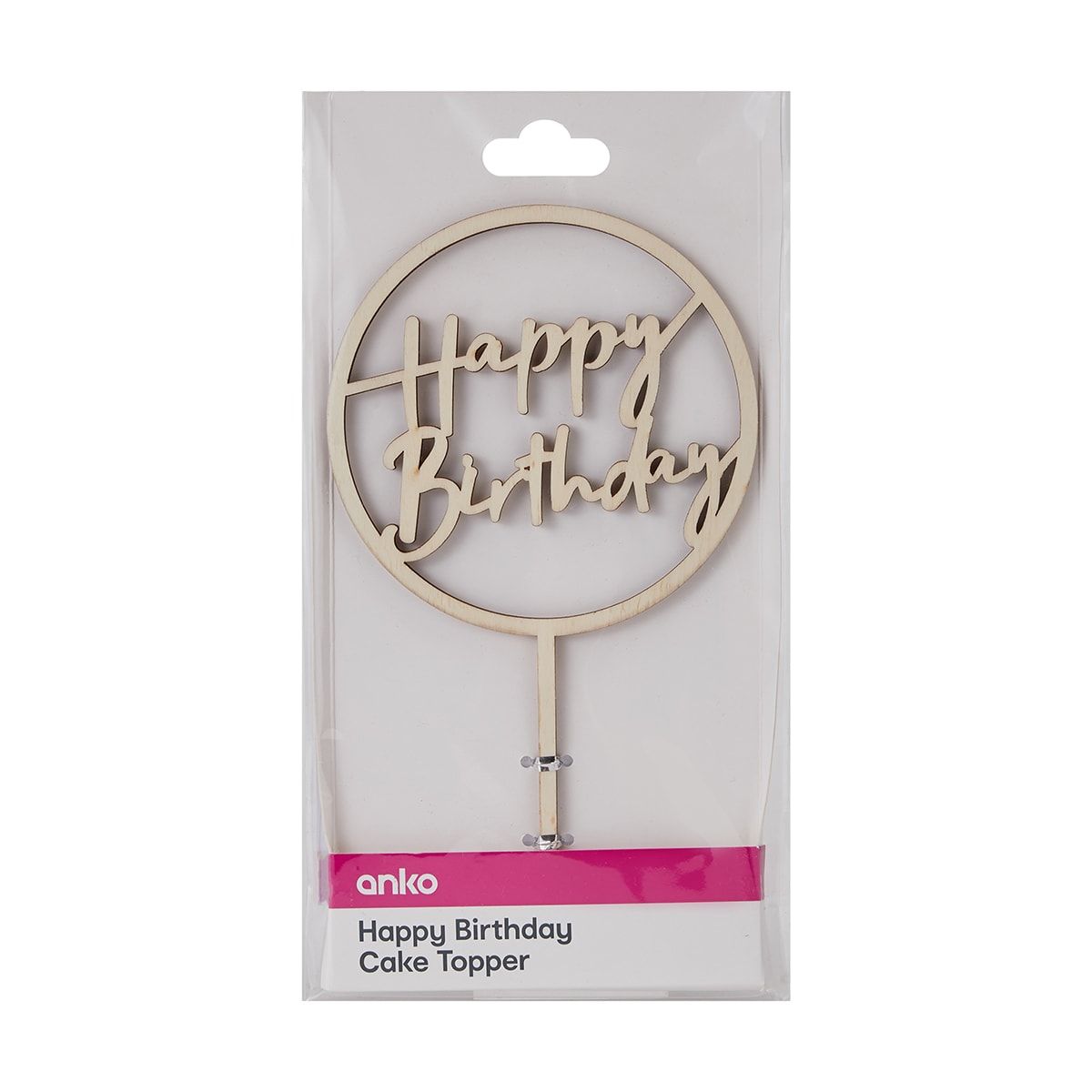 Happy Birthday Cake Topper