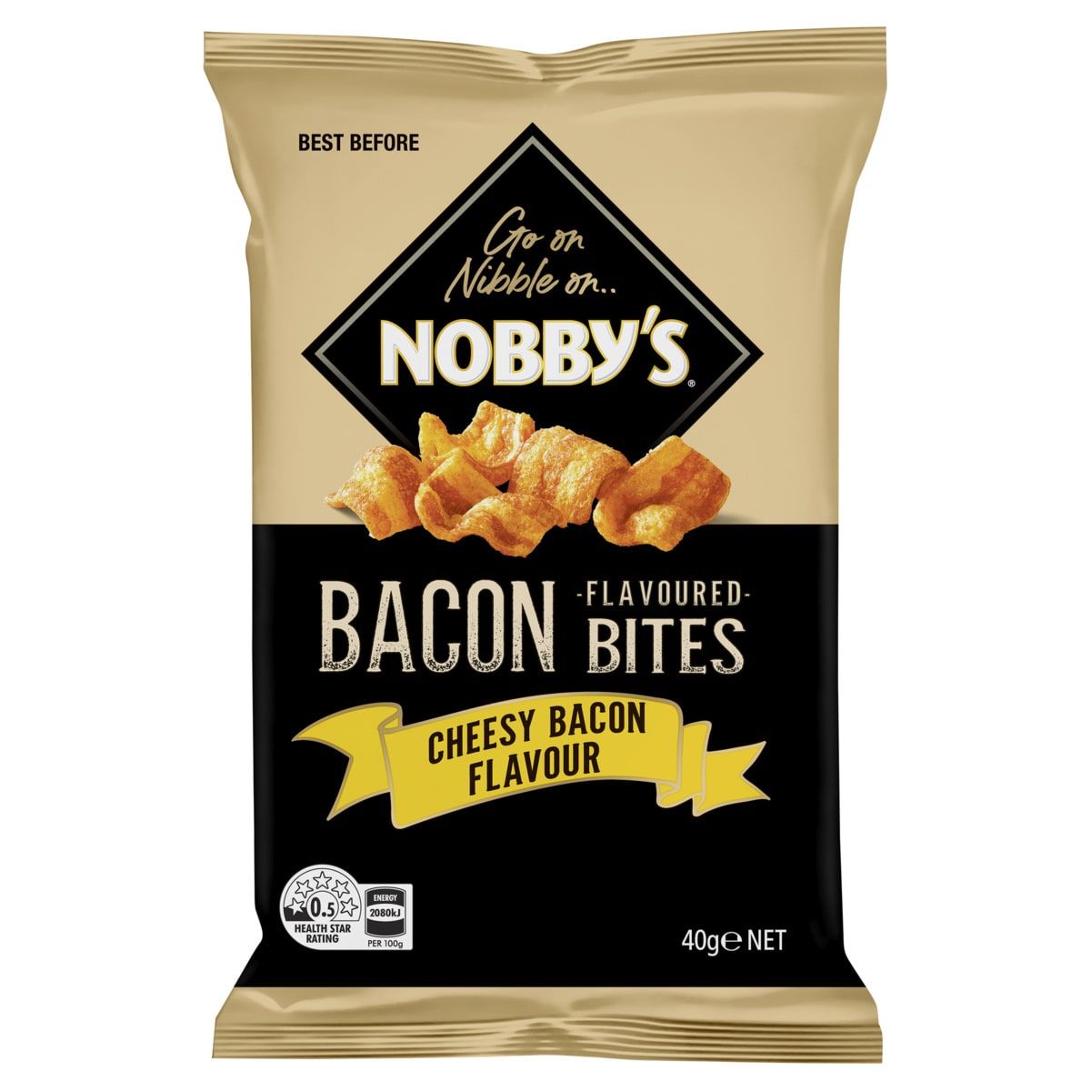 Nobby's Cheesy Bacon Flavoured Bites 40g