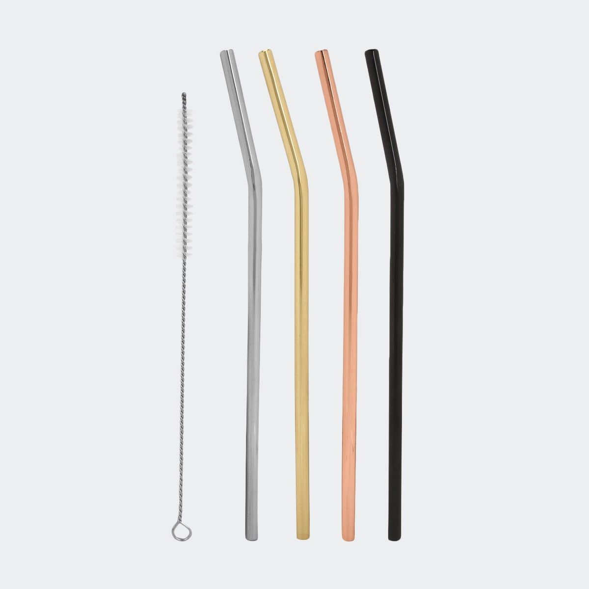 4 Piece Metal Straws