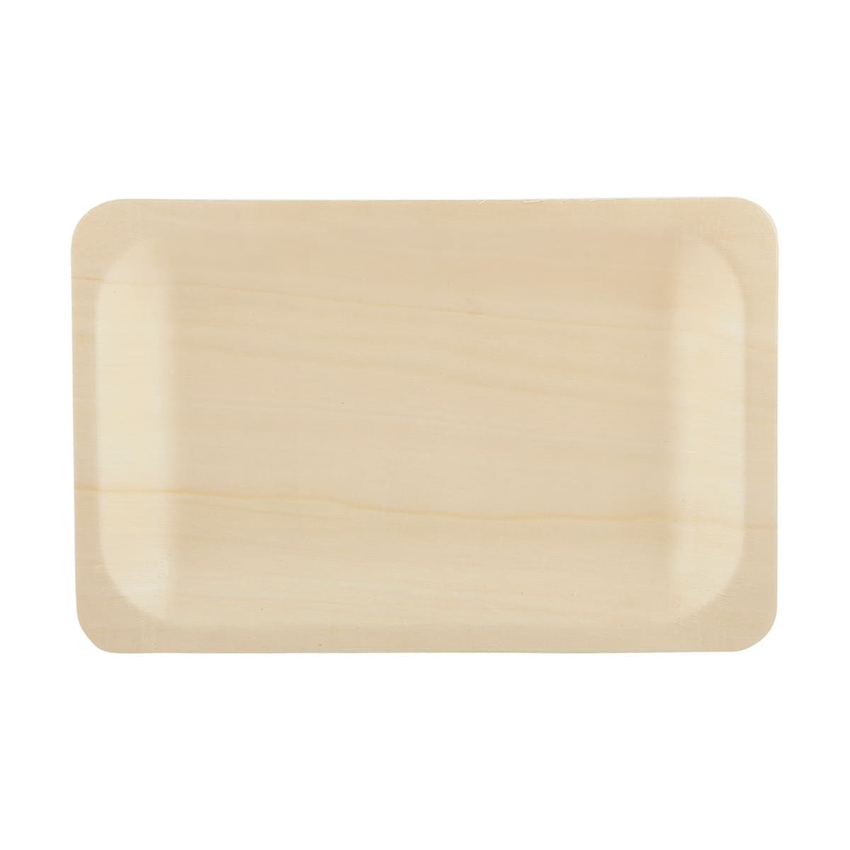 12 Pack Wooden Plates