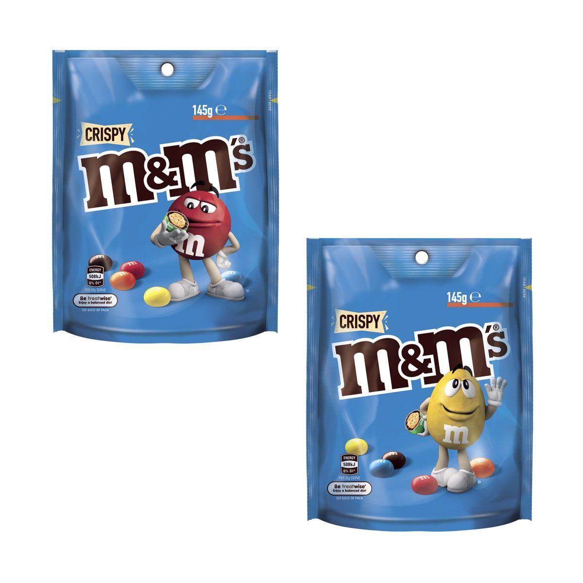 M&M's Crispy Chocolate Medium Bag 145g