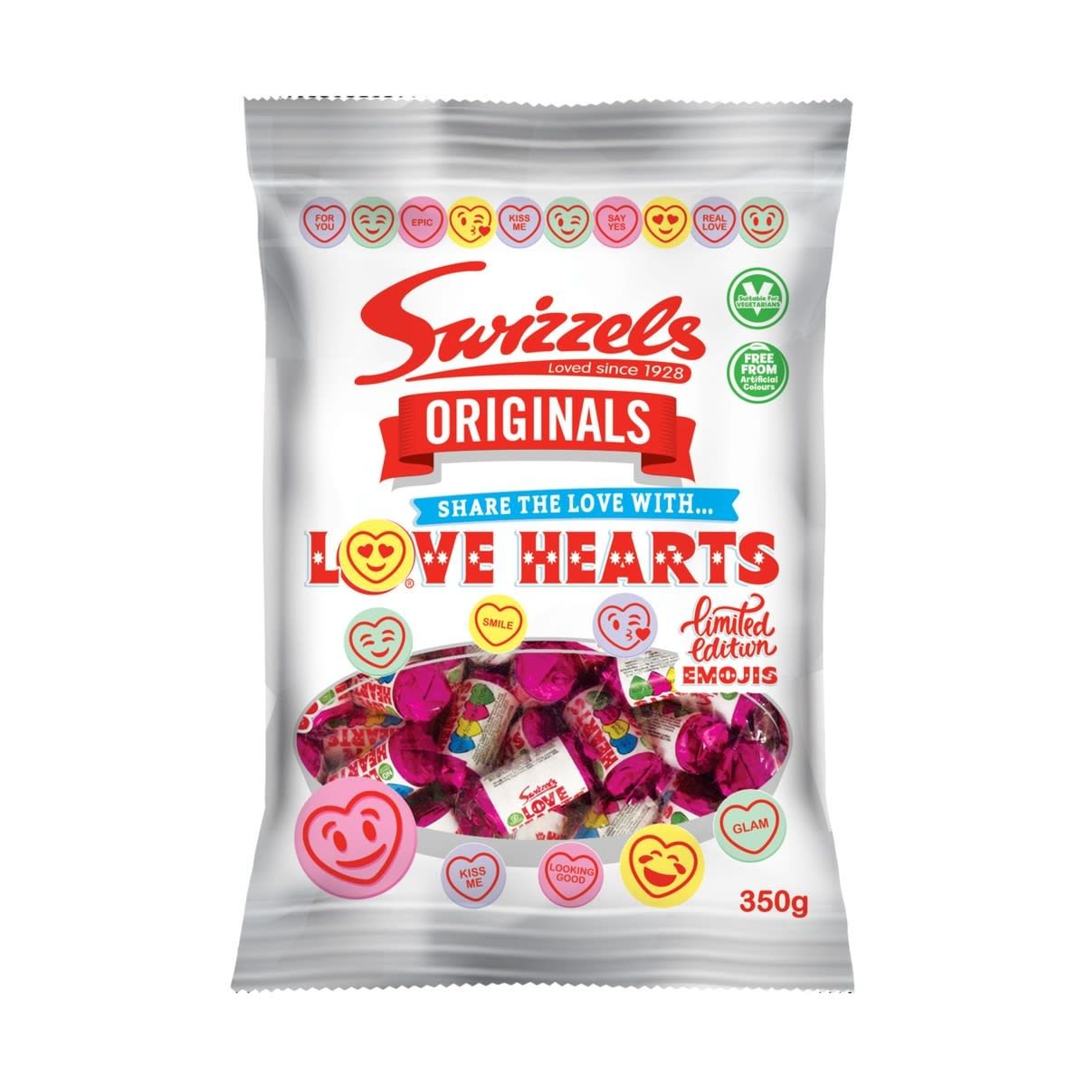 Swizzels Love Heart Rolls 350g