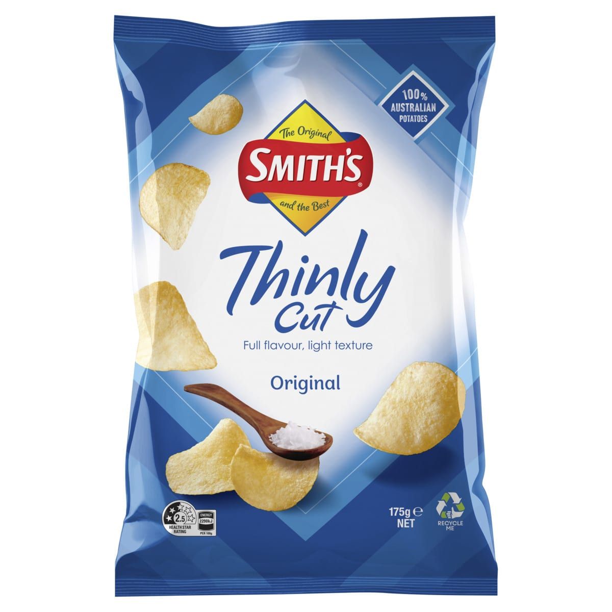 Smith's Thinly Cut Original Crisps 175g