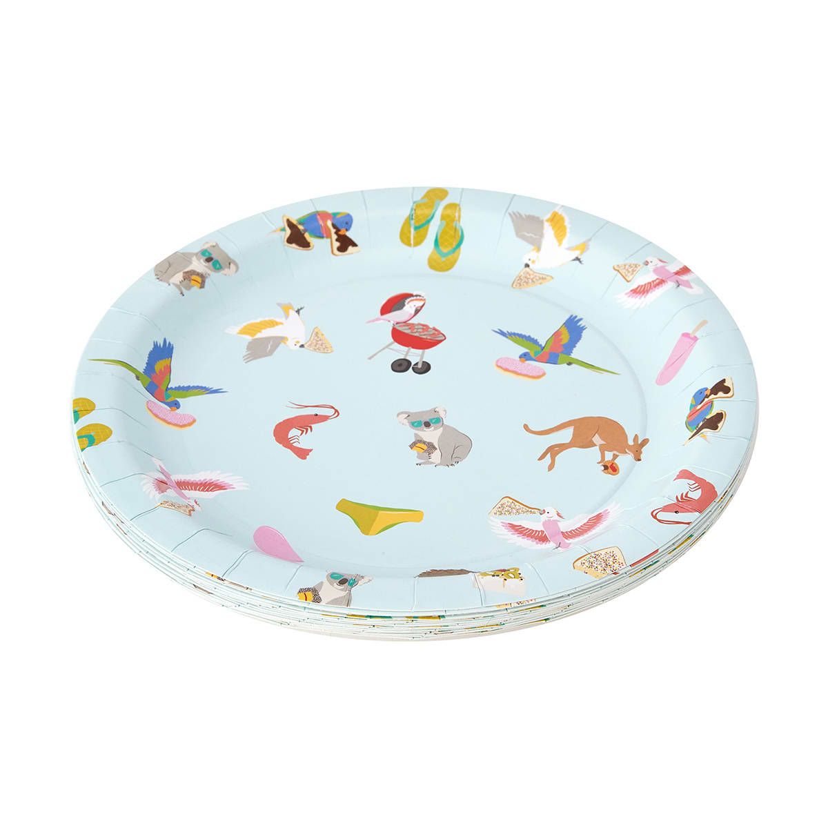 16 Piece Australiana Plate