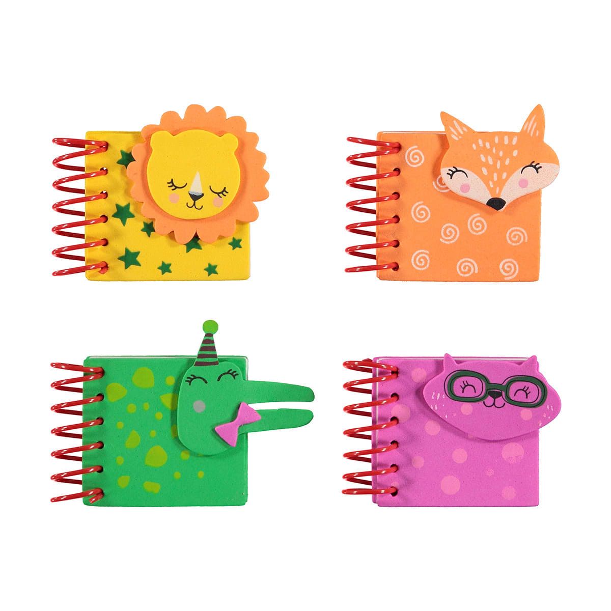 4 Pack Mini Notebooks