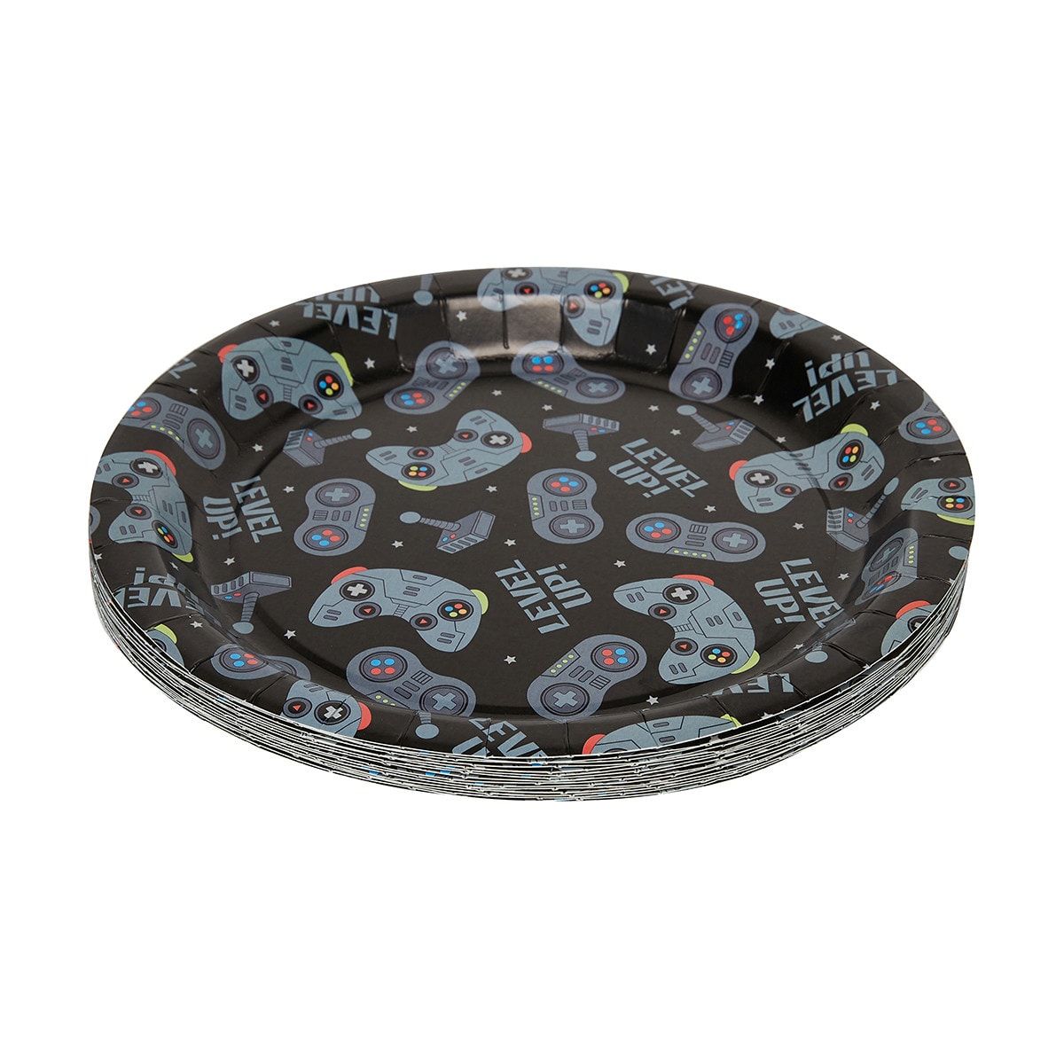 16 Piece Gamer Paper Plates