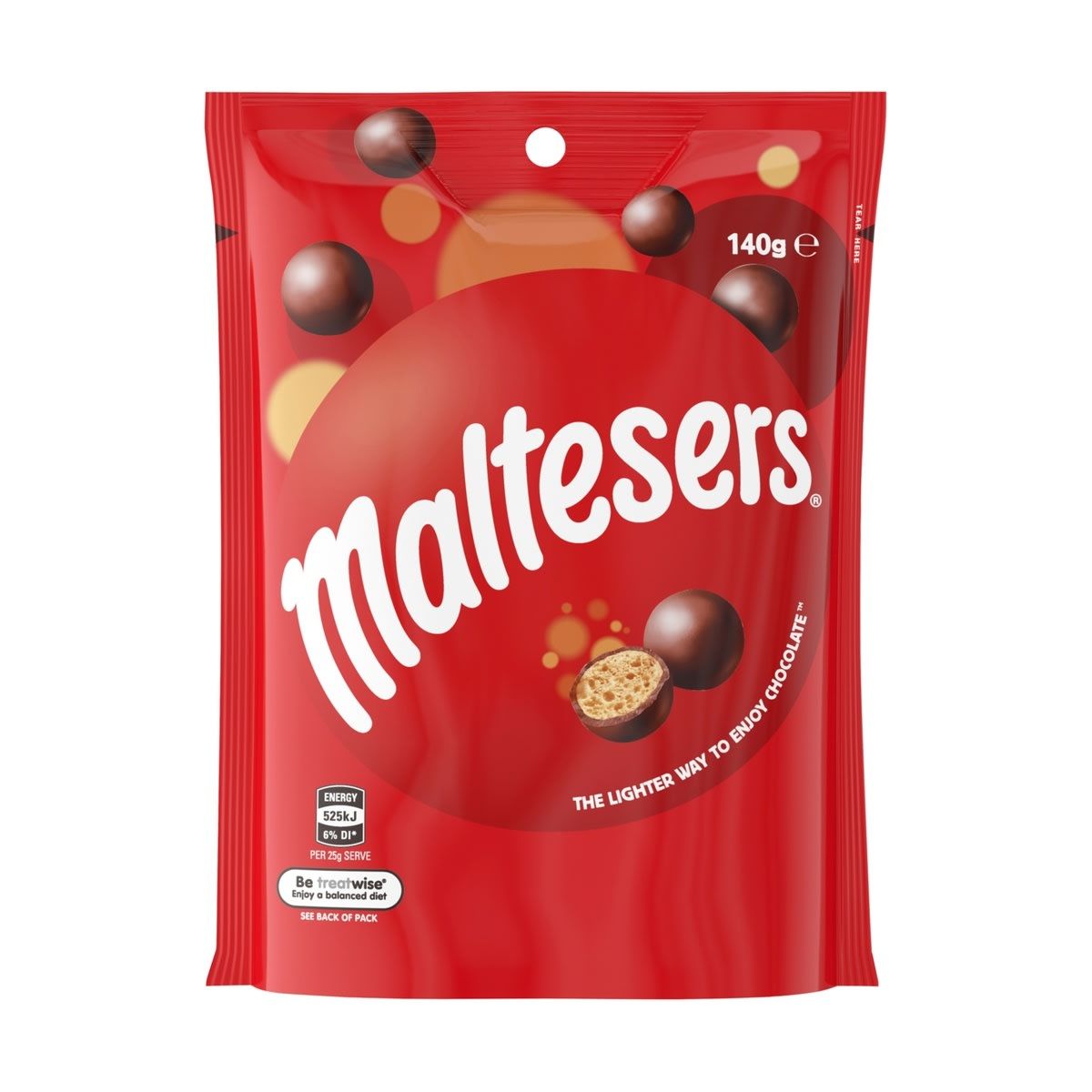 Maltesers Milk Chocolate Medium Bag 140g