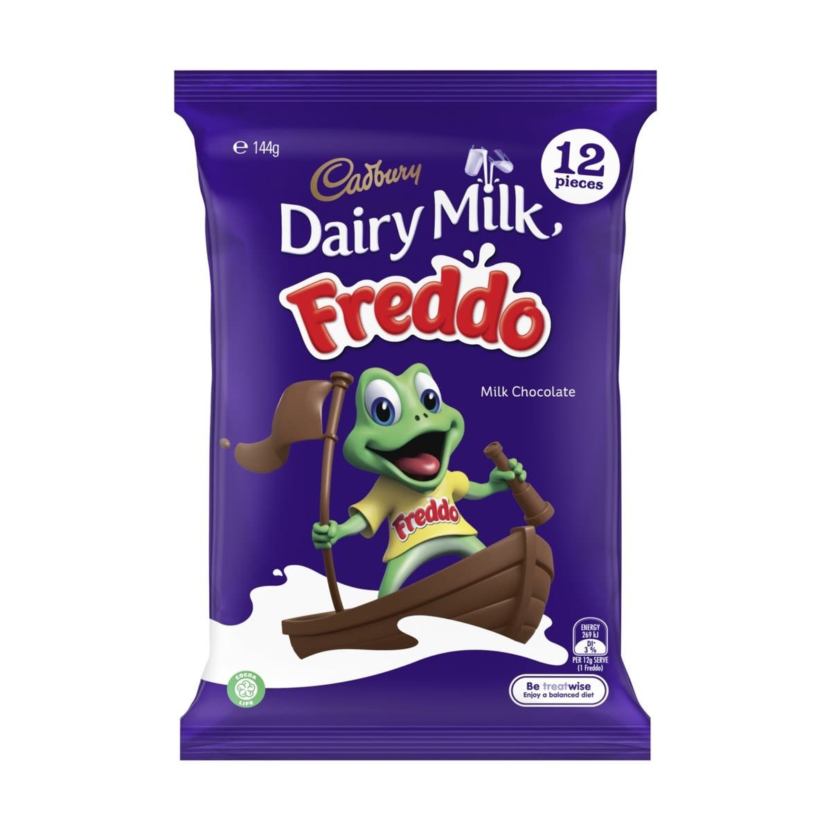 12 Pack Cadbury Dairy Milk Freddo 144g