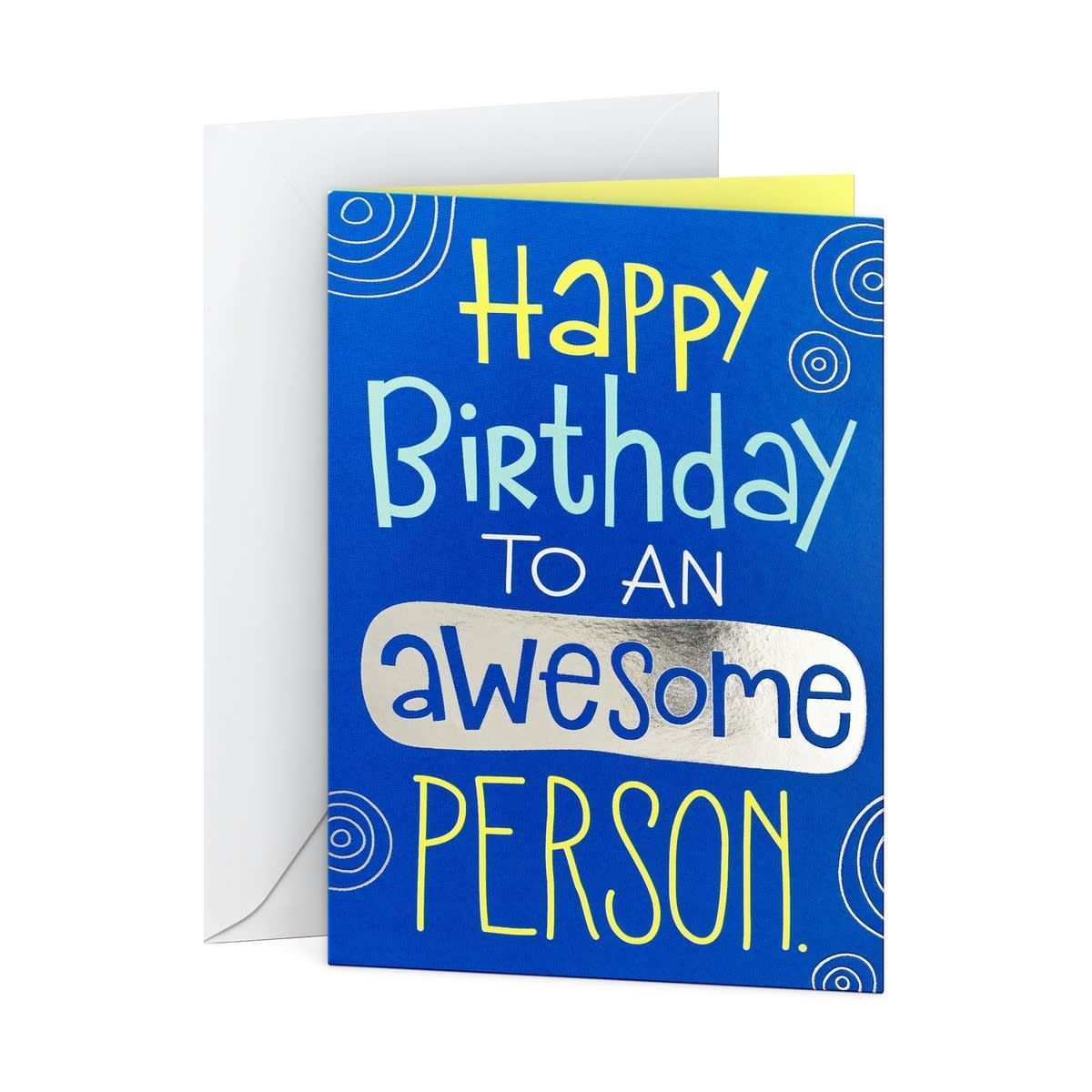 Hallmark Birthday Card - Awesome Person
