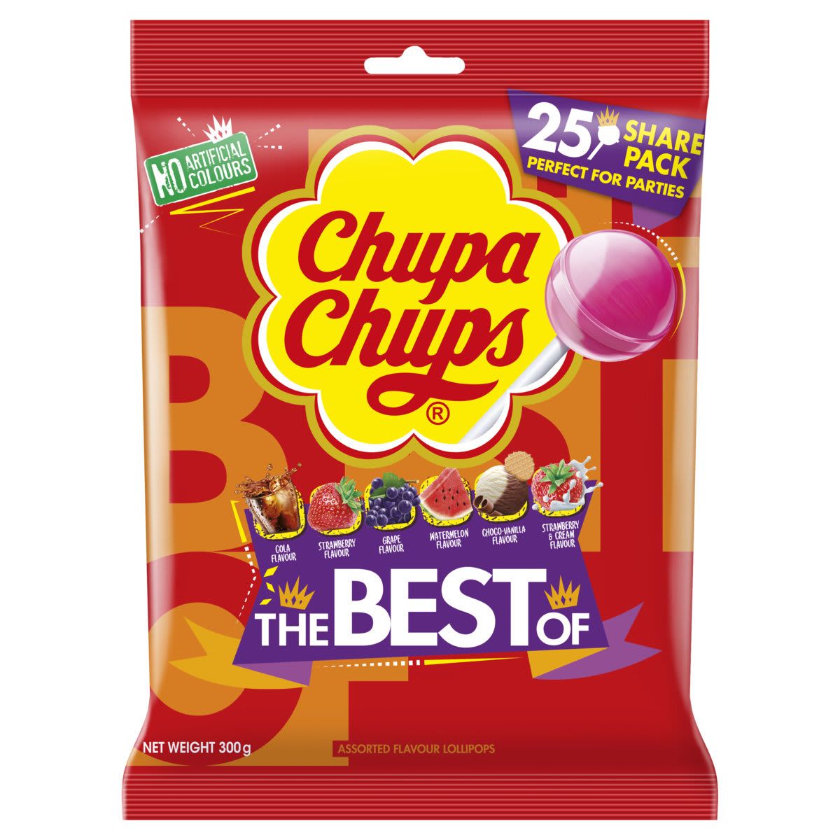 Chupa Chups Lollipops 300g
