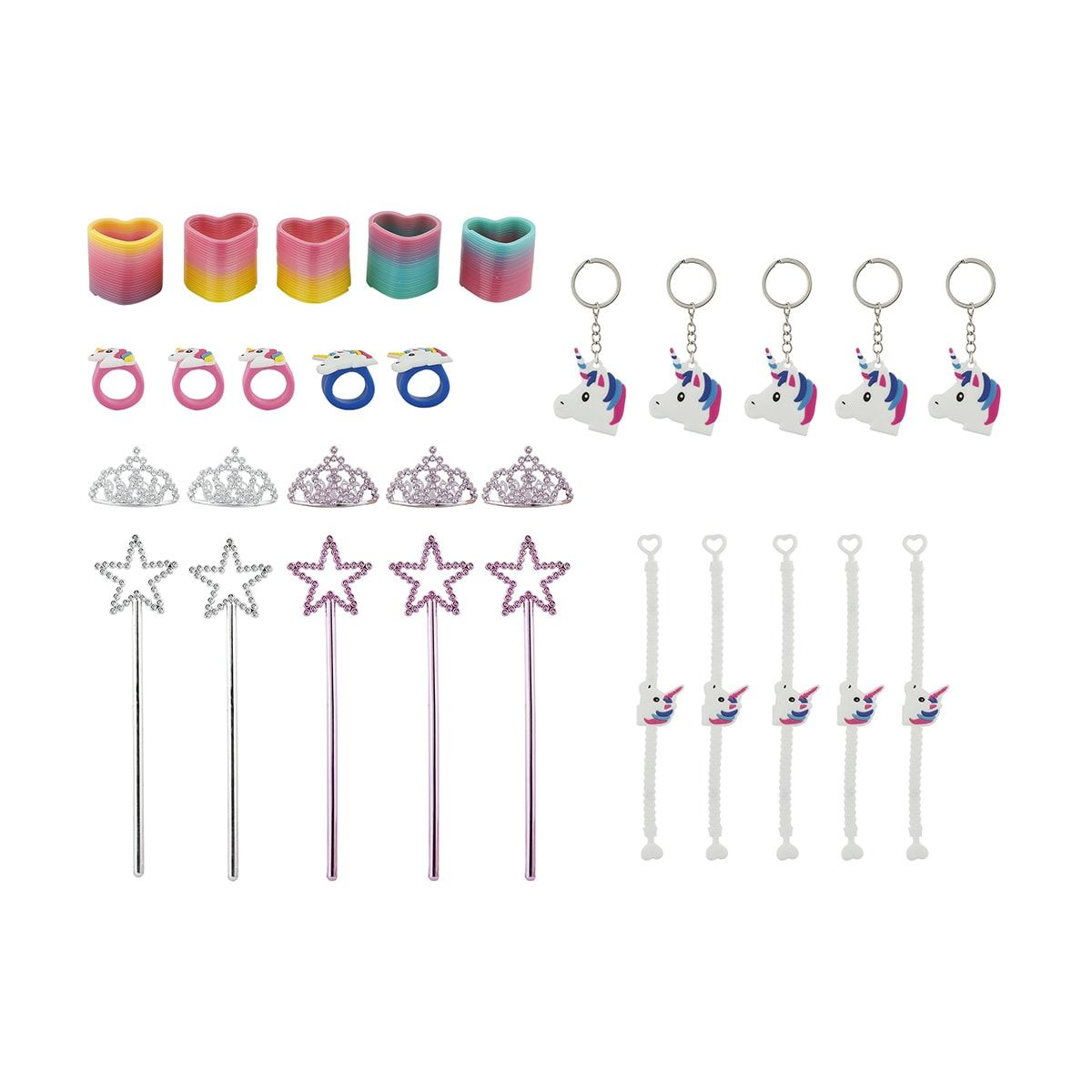 30 Pieces Unicorn Party Favours Pack