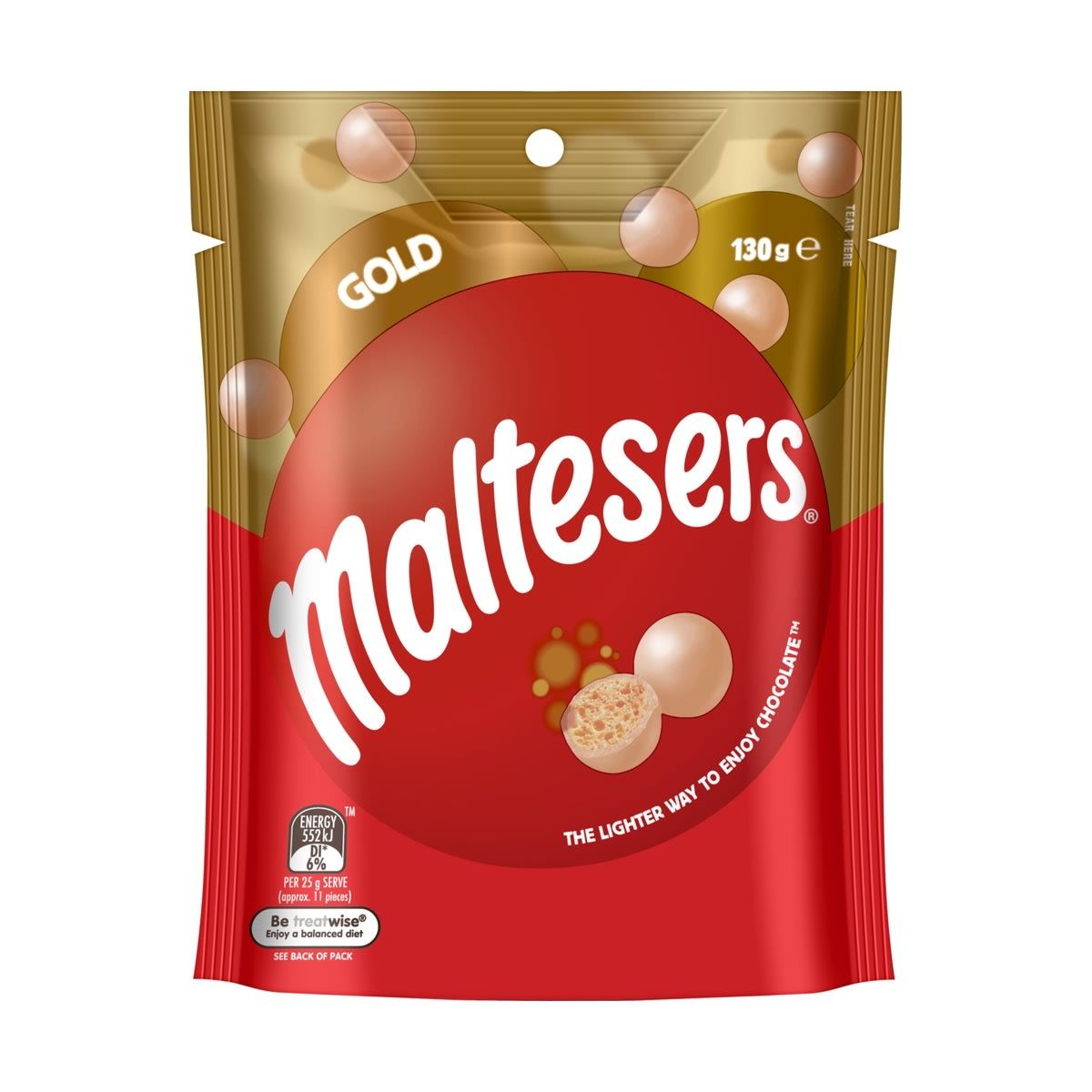 Maltesers Gold Chocolate 130g