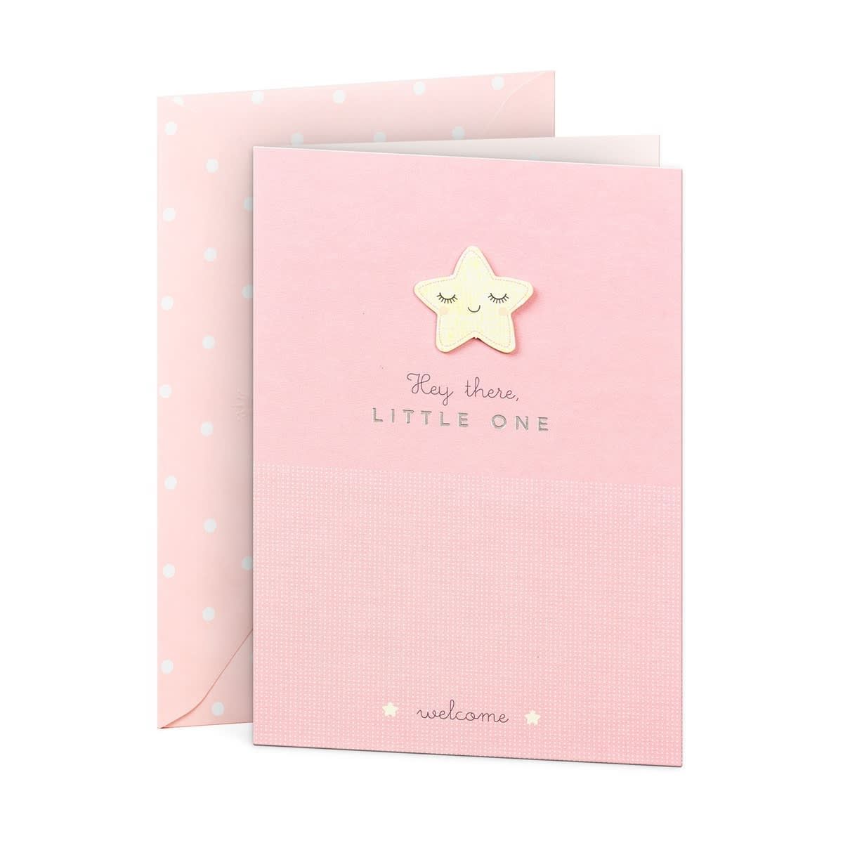 Hallmark Baby Girl Card - Little Star