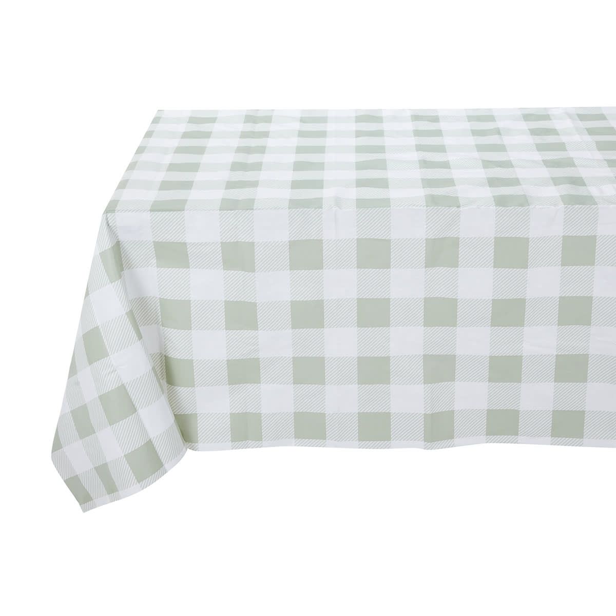 Reusable Gingham Print Tablecover