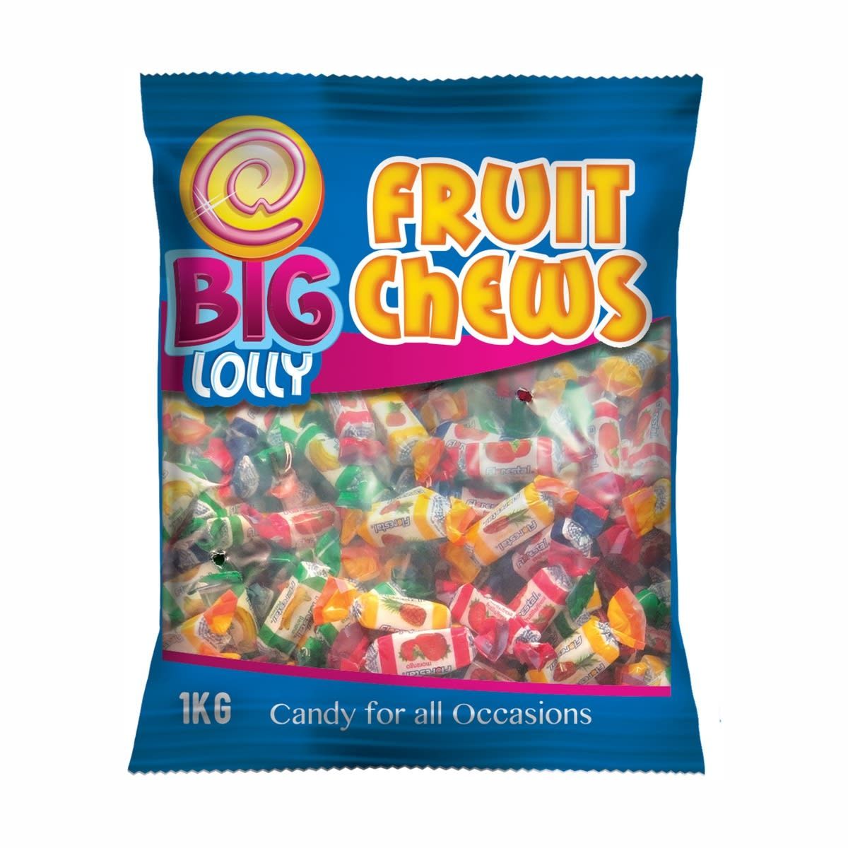 Big Lolly Fruit Chews 1kg