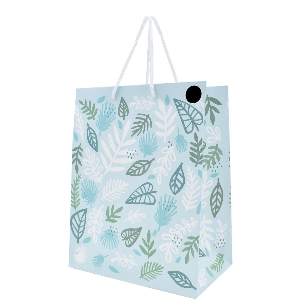 Hallmark Green Leaves Gift Bag - Medium