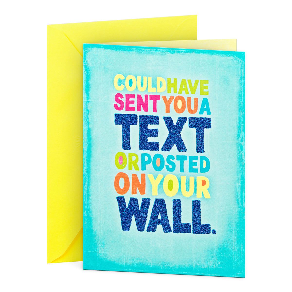Hallmark Birthday Card - Text