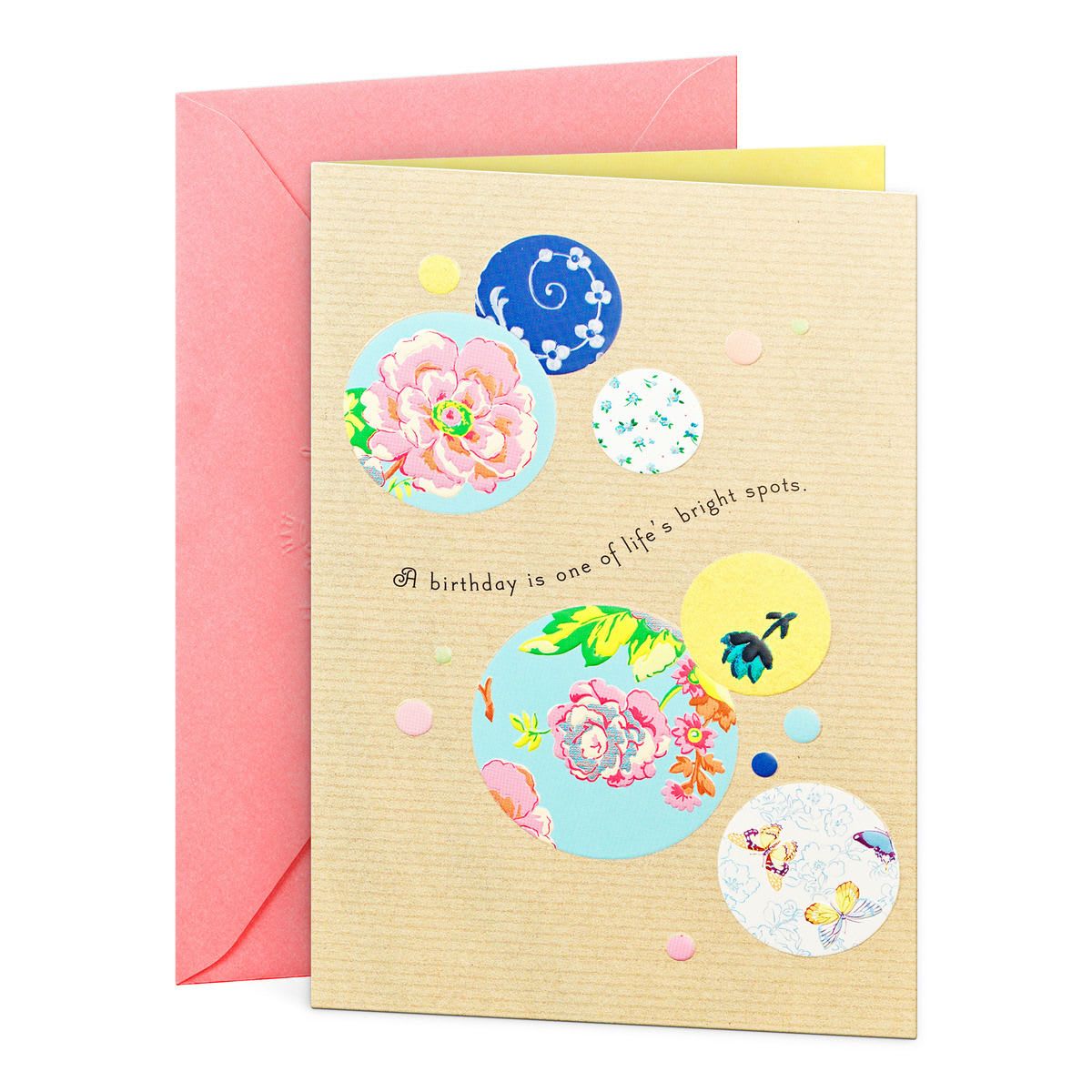 Hallmark Birthday Card for Her - Floral Spots