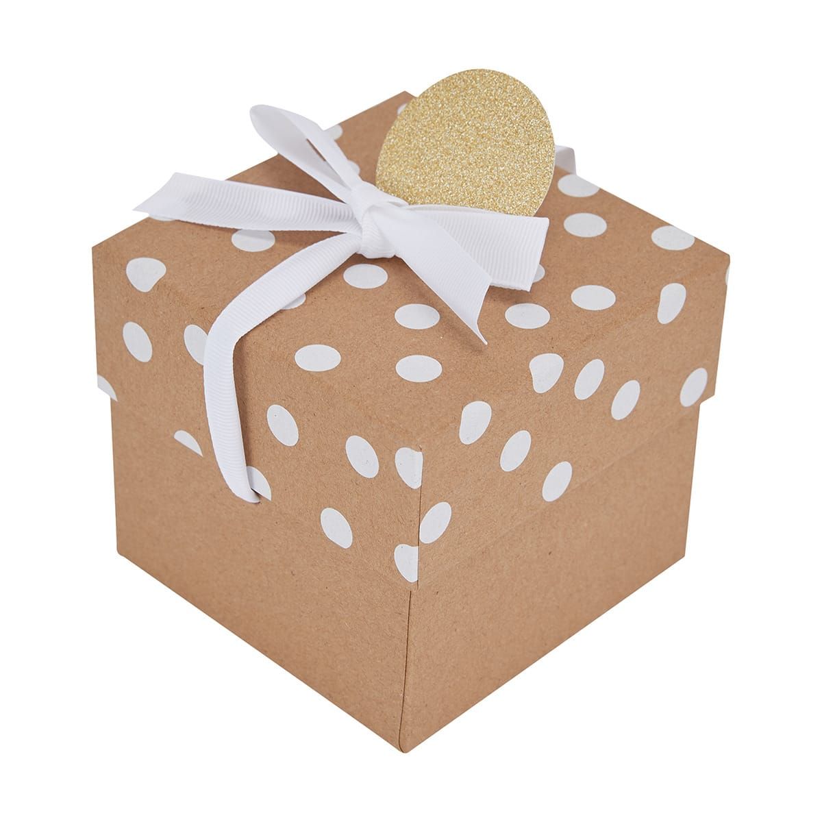Box with Tag & Ribbon