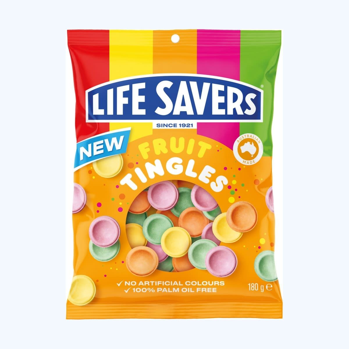 Life Savers New Fruit Tingles 180g