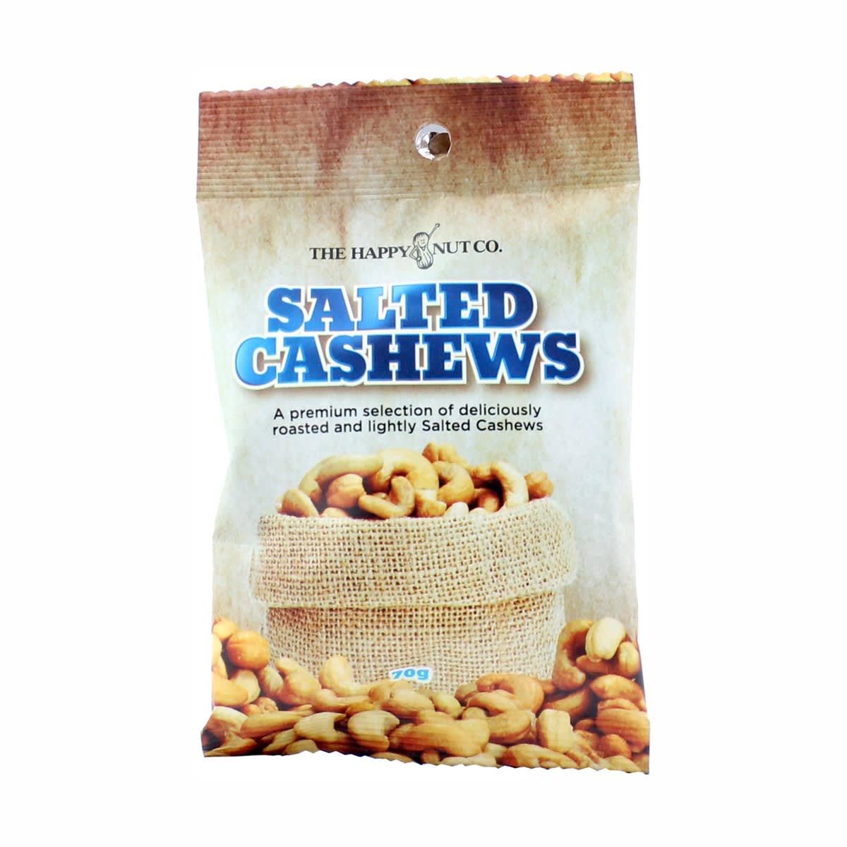 The Happy Nut Co. Salted Cashews 70g