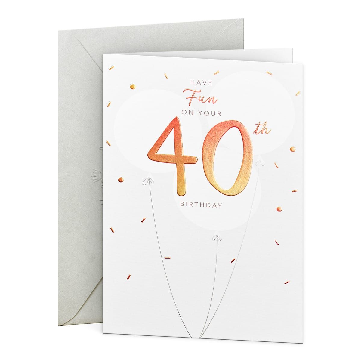 Hallmark Birthday Card - Age 40