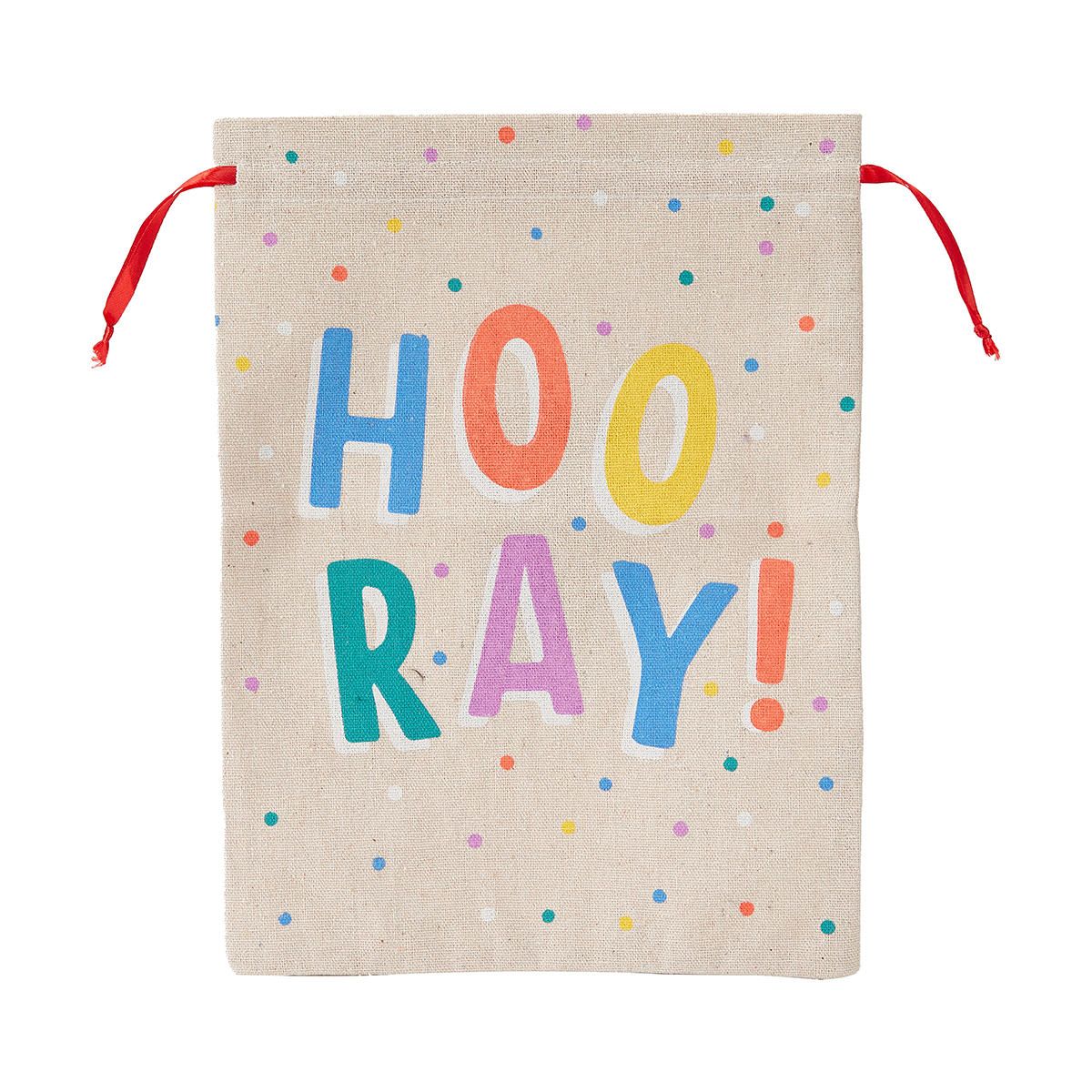 Hooray Fabric Loot Bag