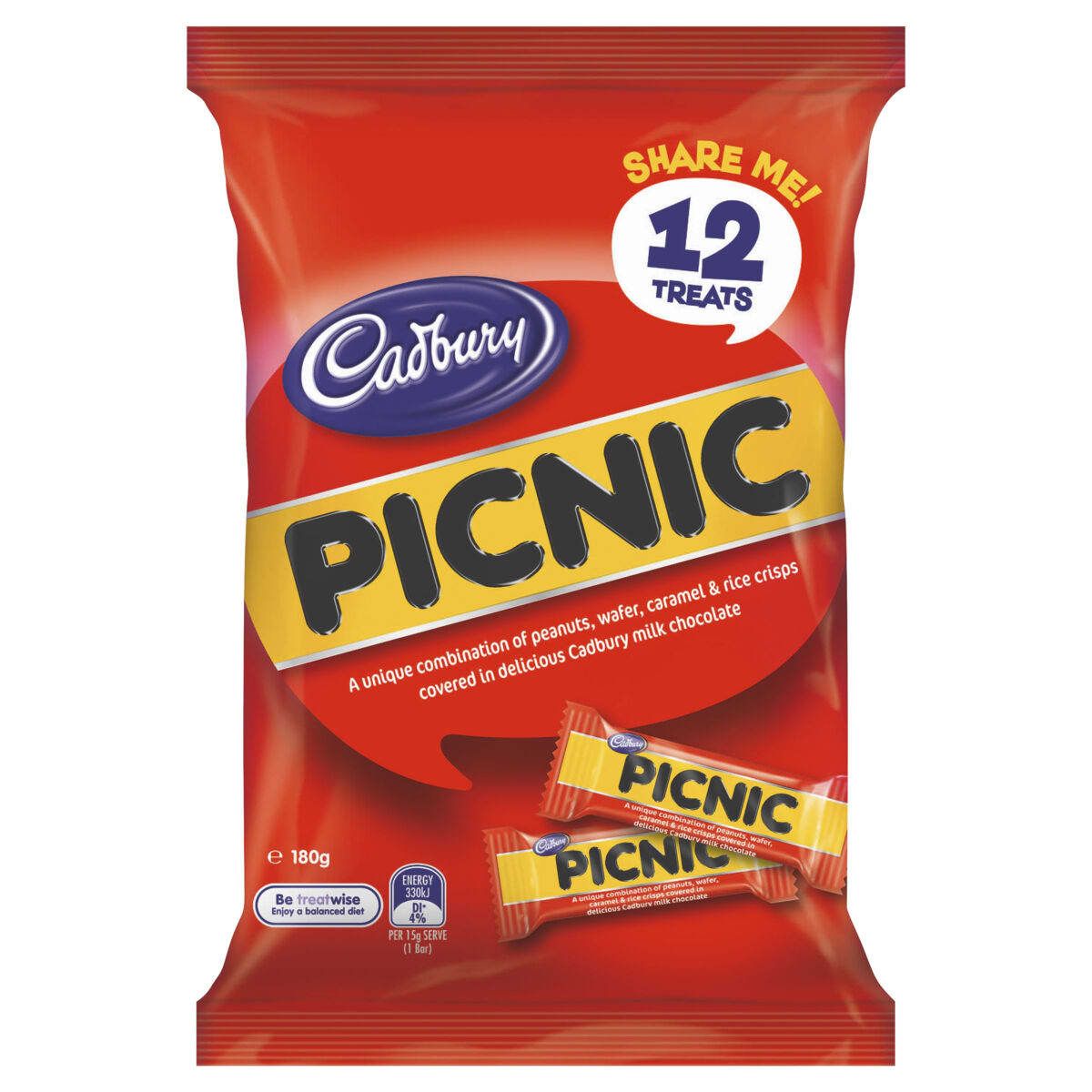 Cadbury Picnic Sharepack 180g