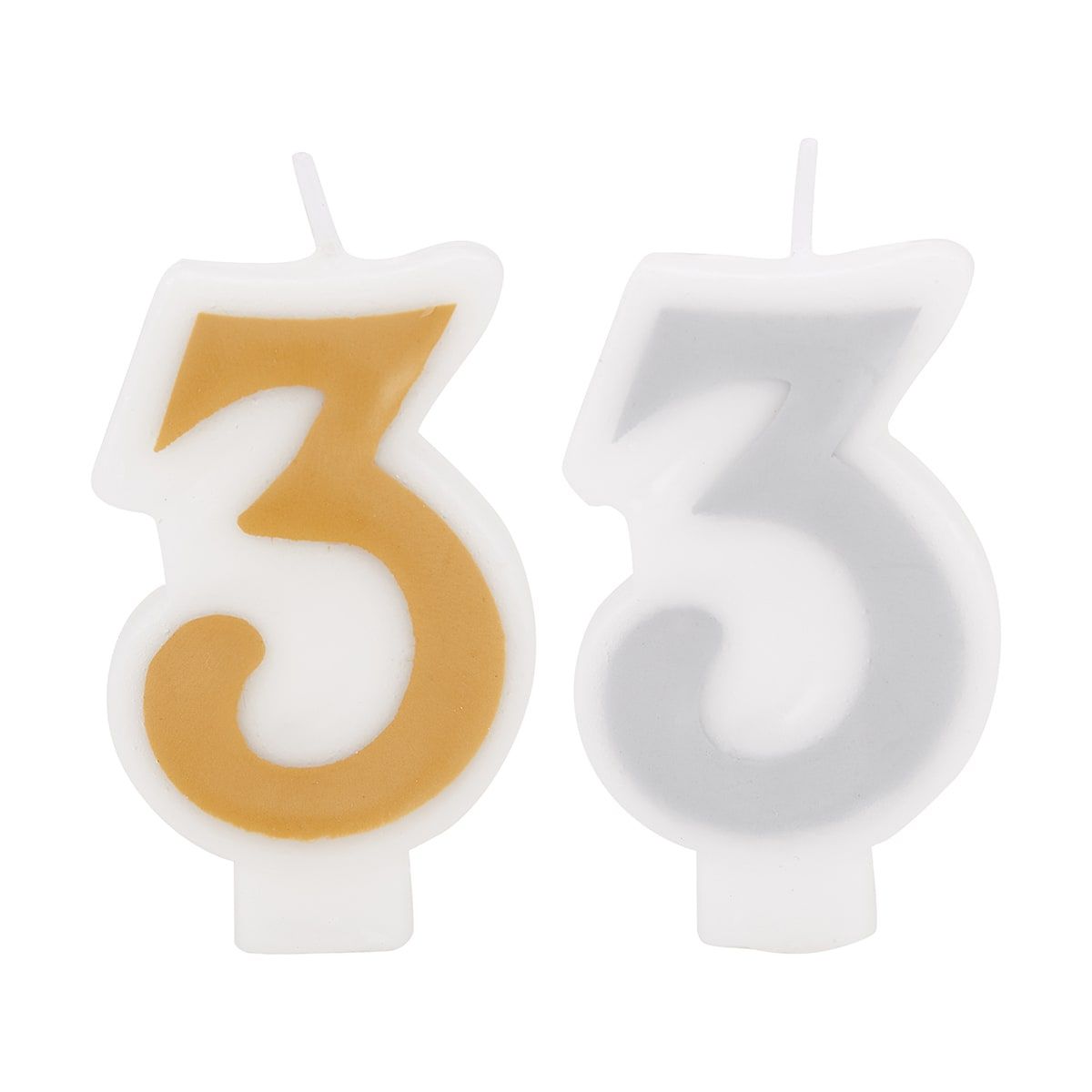 Candle Number 3 - Assorted
