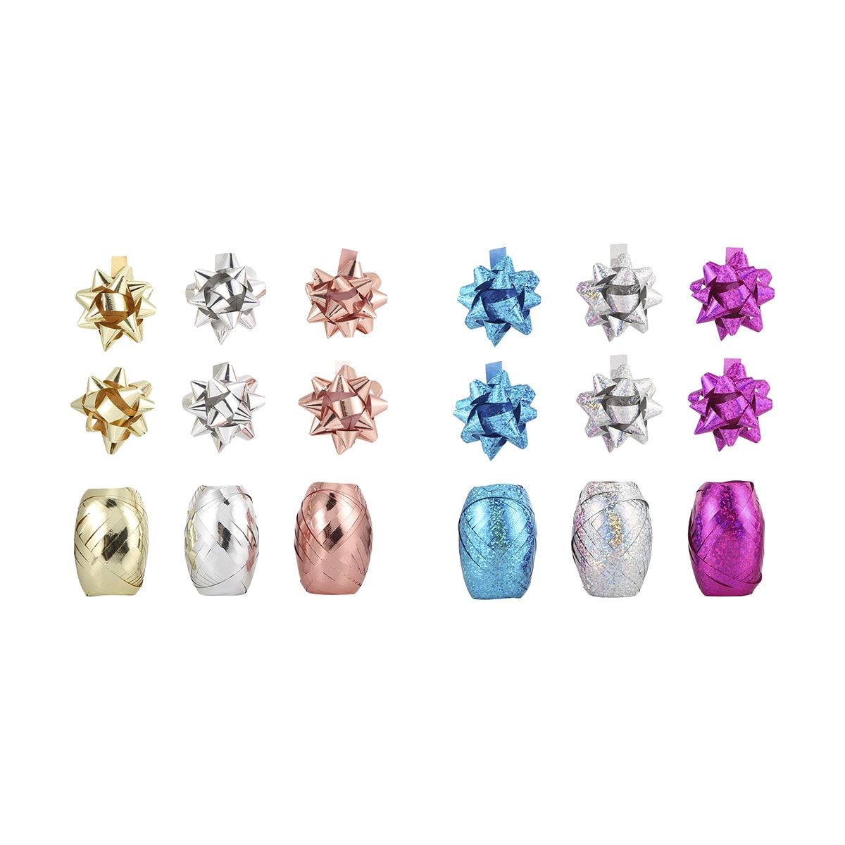 Mini Bows & Ribbon Pack - Assorted