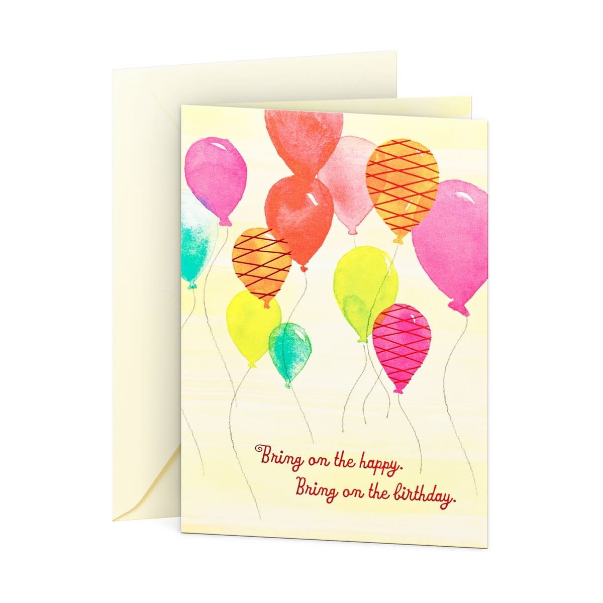 Hallmark Birthday Card for Her - Balloons